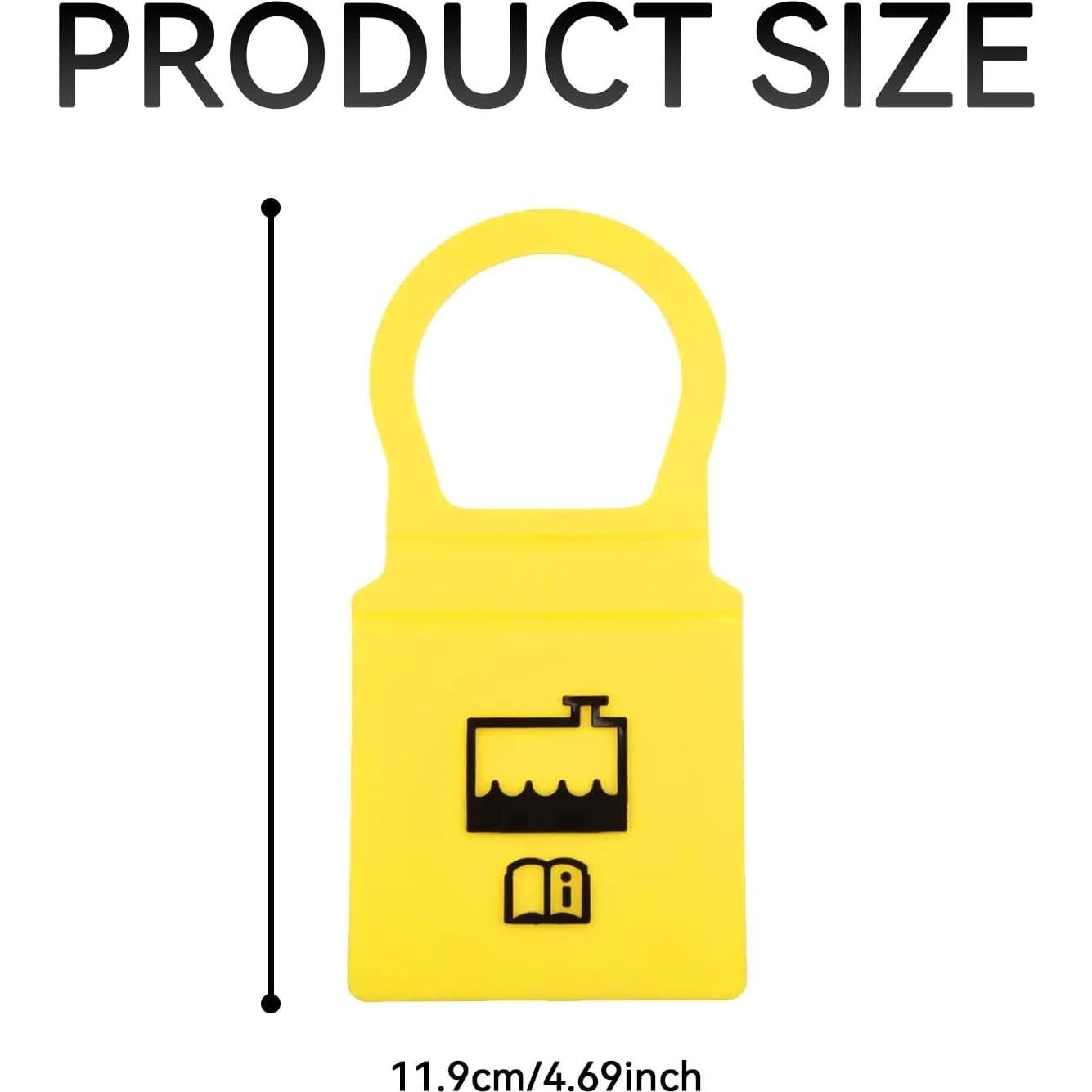 Tapa de Refrigerante HHZL-LQYFG01 Amarillo para Grand Voyager