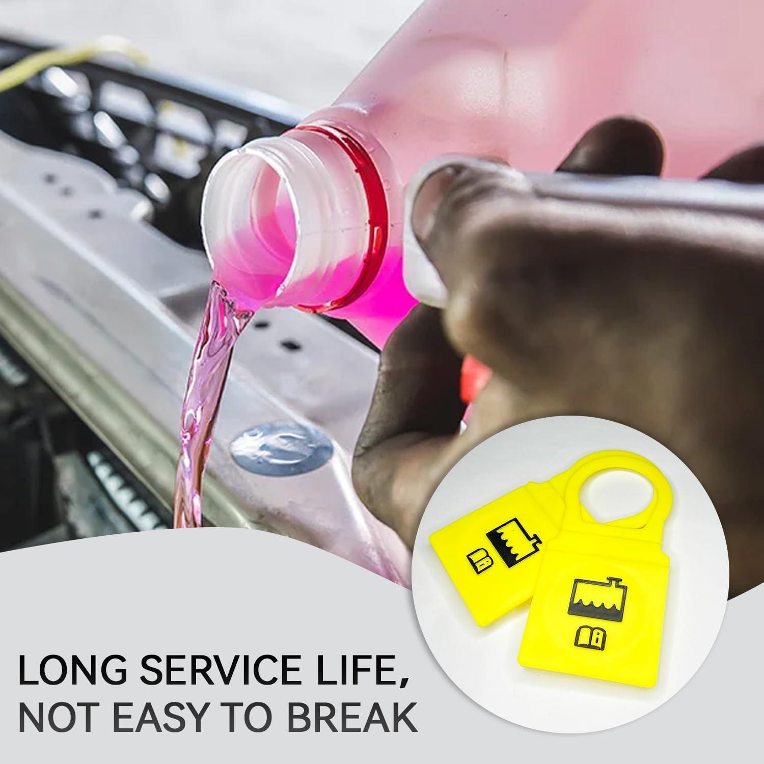 Tapa de Refrigerante HHZL-LQYFG01 Amarillo para Grand Voyager