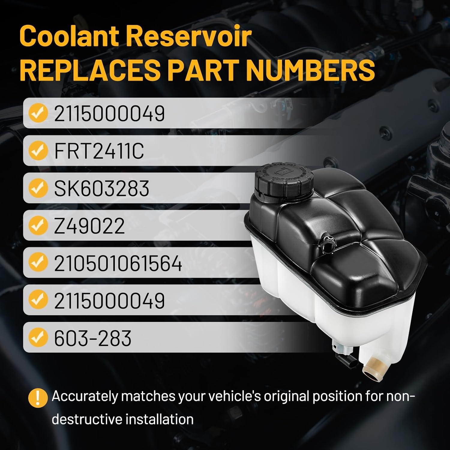 Tanque de Refrigerante SYKRSS 603-283 para Mercedes-Benz