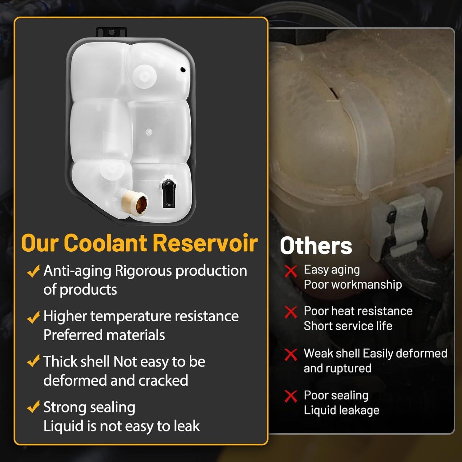 Tanque de Refrigerante SYKRSS 603-283 para Mercedes-Benz