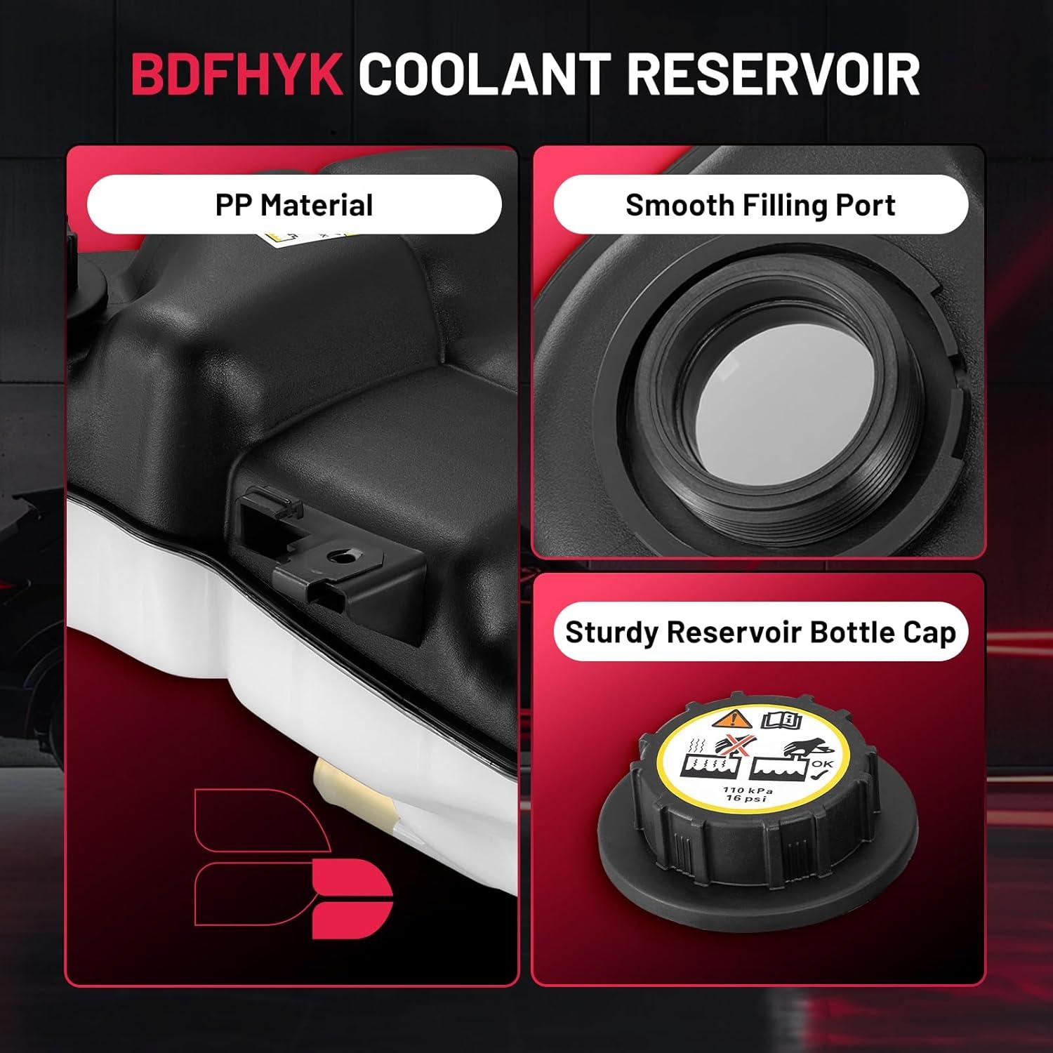 Tanque de Refrigerante BDFHYK 603-217 para Ford F250 F350 2003-2007