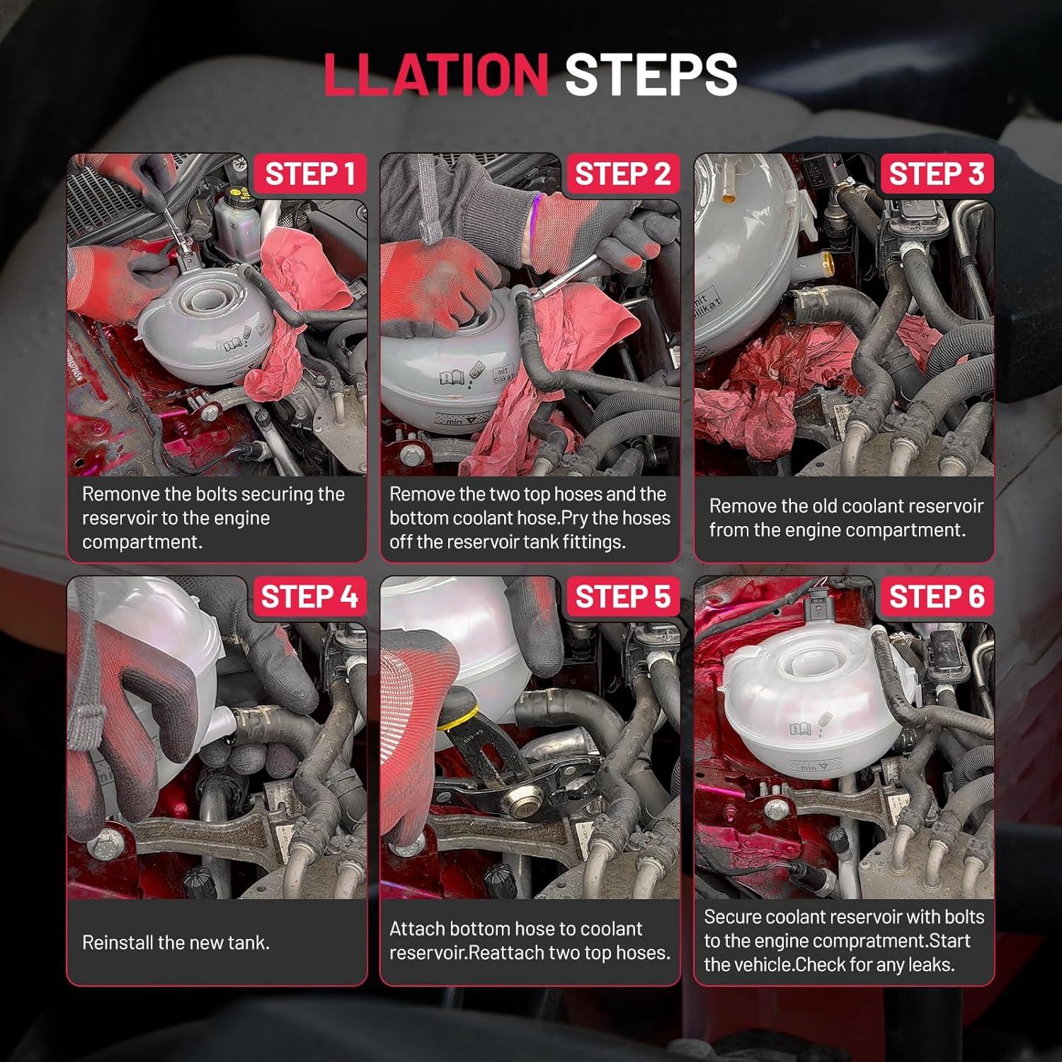 Tanque de Refrigerante BDFHYK 603-217 para Ford F250 F350 2003-2007