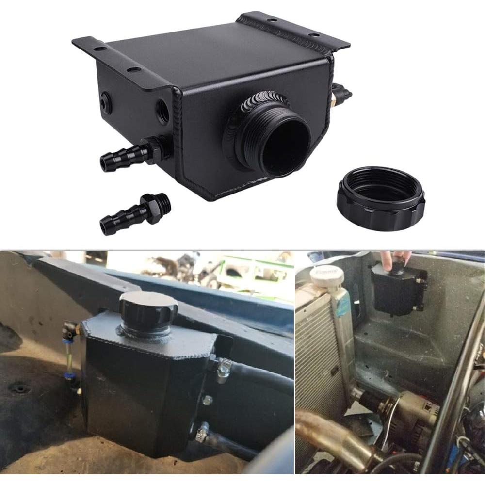 Tanque de Desbordamiento de Refrigerante RASTP 1L Aluminio Negro