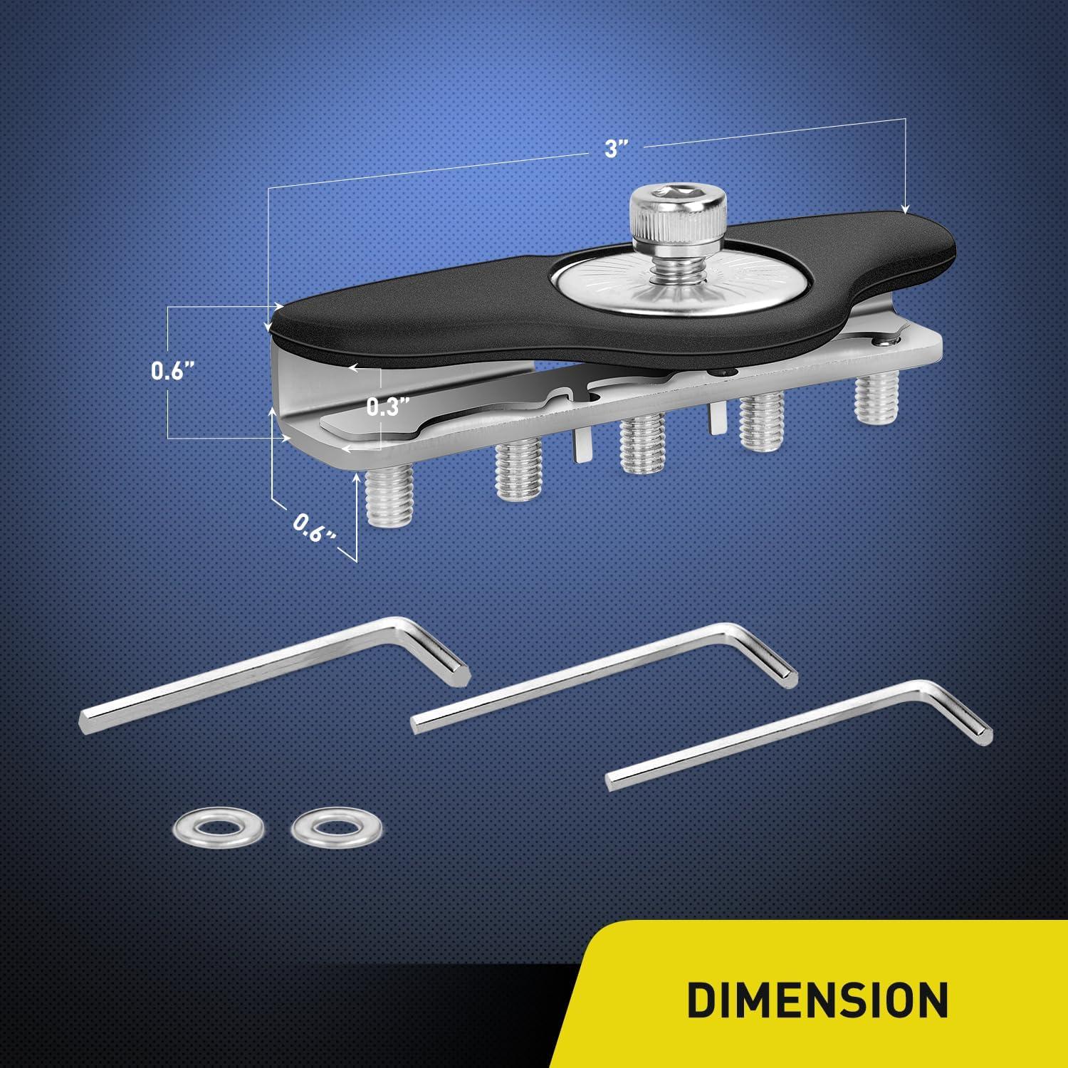 Soportes de Montaje para Luz LED Nilight 90025B - 2 Pcs