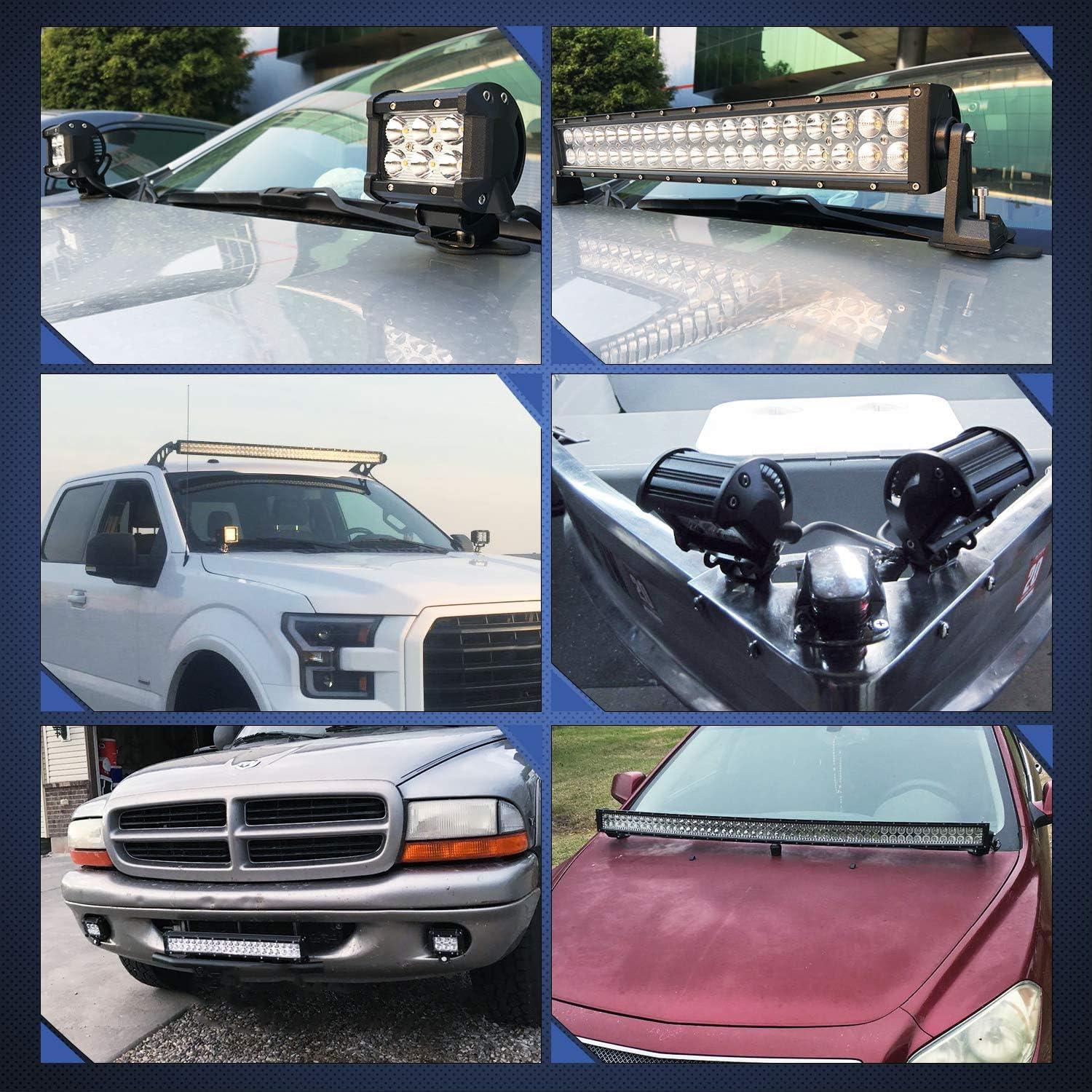 Soportes de Montaje para Luz LED Nilight 90025B - 2 Pcs