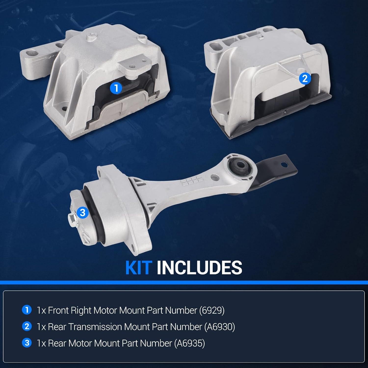 Kit de Montaje Motor y Transmisión Autoround para Volkswagen