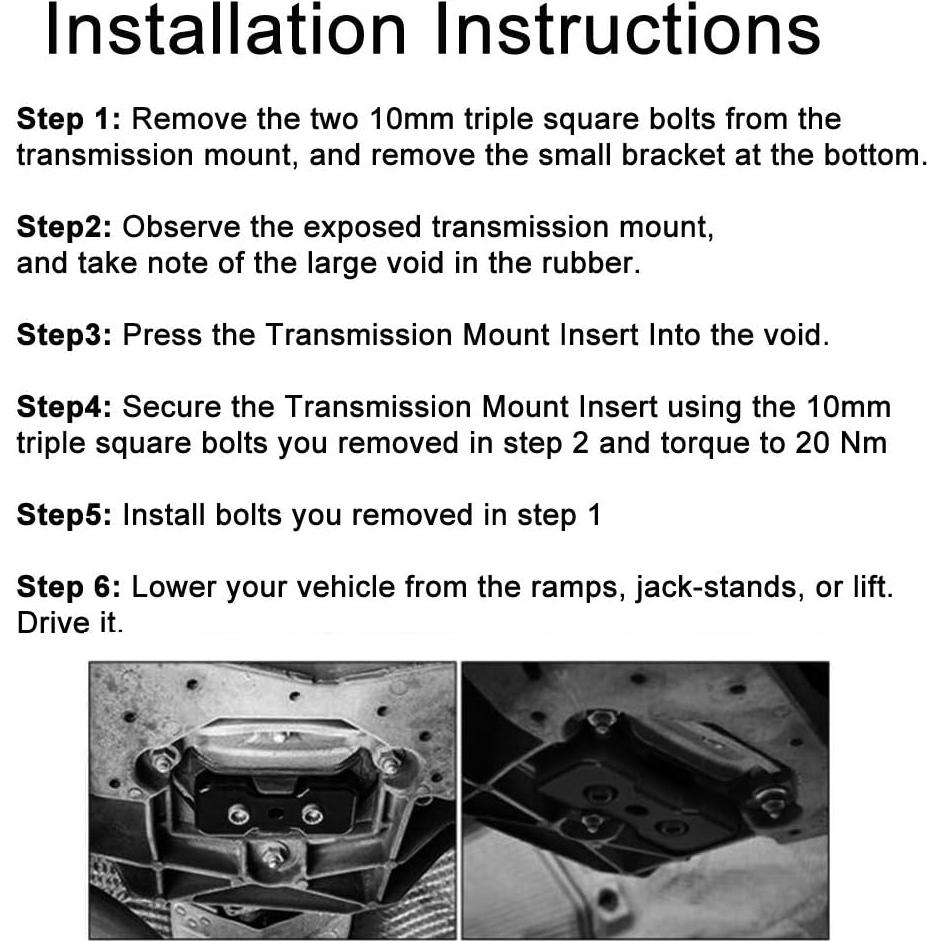 Inserto de Montaje de Transmisión SREUOIL para Audi A4 S4 RS4 A5 S5 Q5