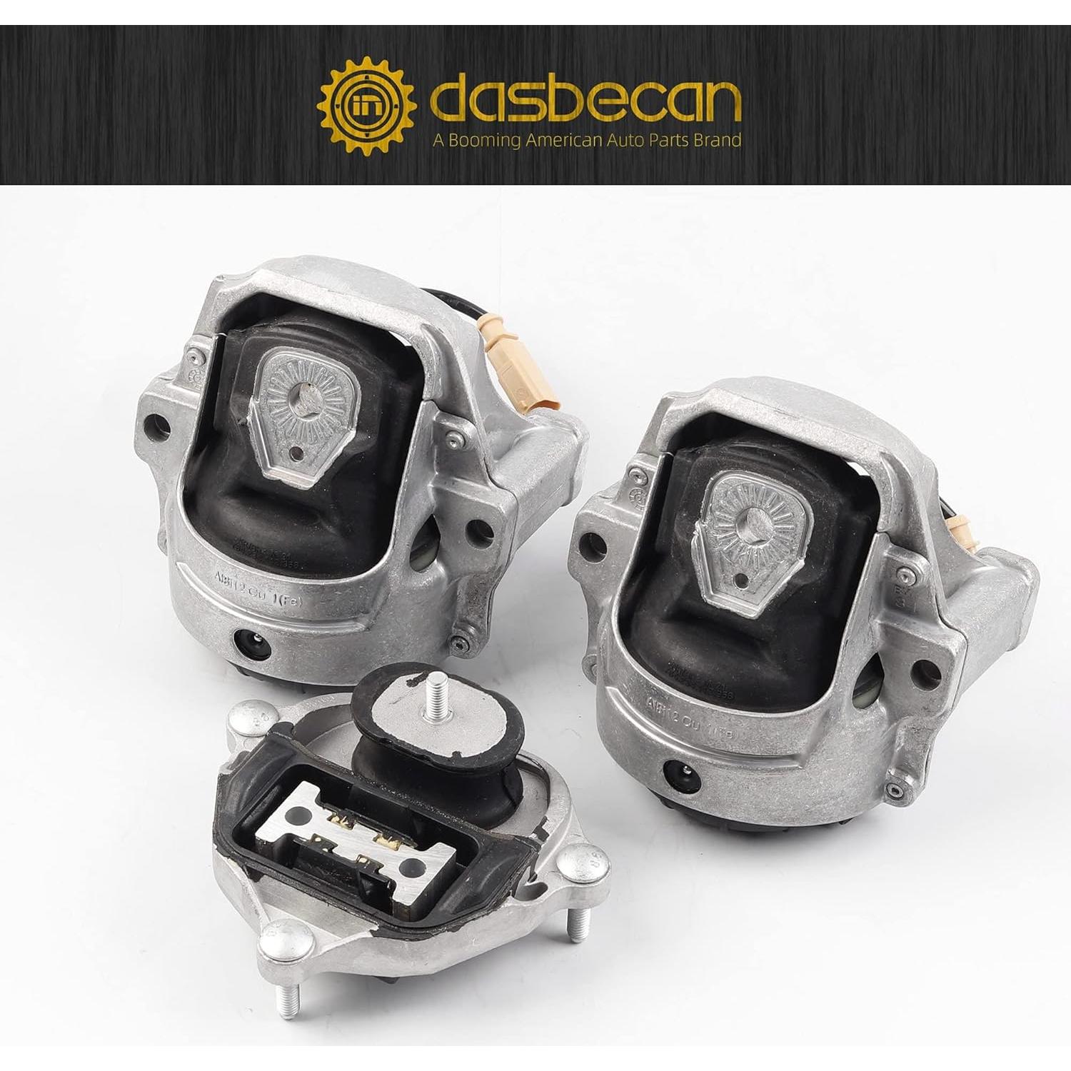 Juego de Soportes de Motor Dasbecan 3 Piezas Audi A4 A5 2008-2017