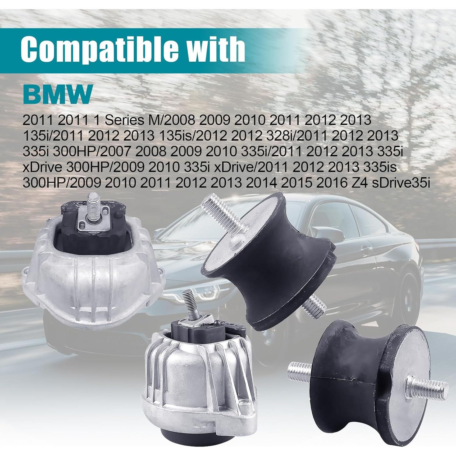 Juego de Soportes de Motor y Transmisión BEBLEPANY 4PCS 3.0L L6