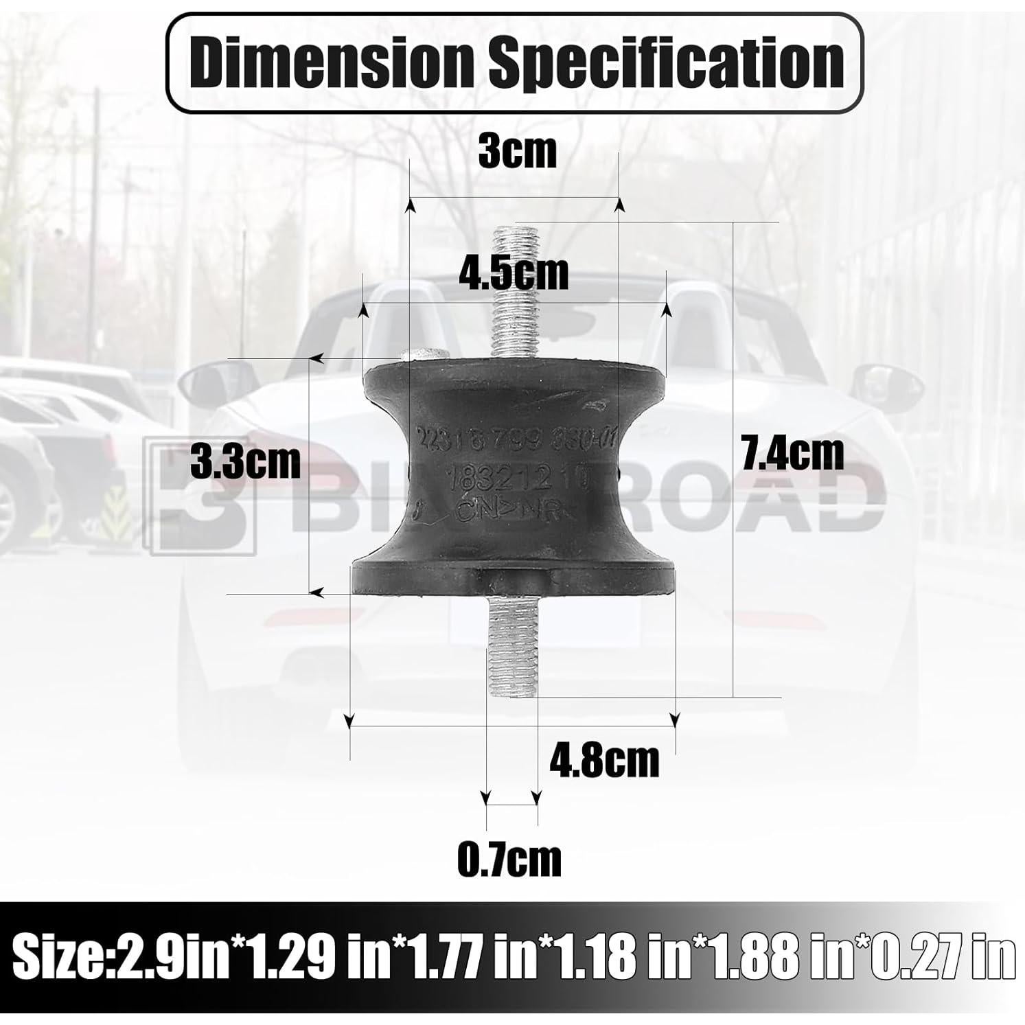 Montaje de Transmisión Trasero BMW 22316799331 - 2 Piezas