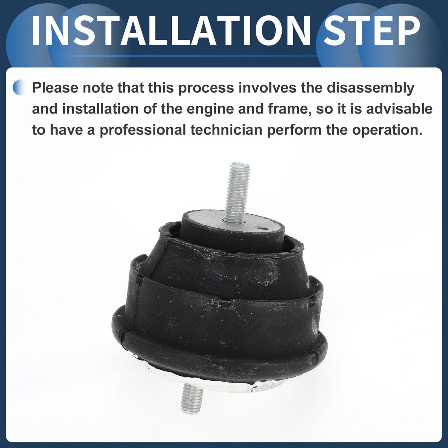 Soporte de Motor INFINAUTO para BMW E46 2004 2.0L Negro