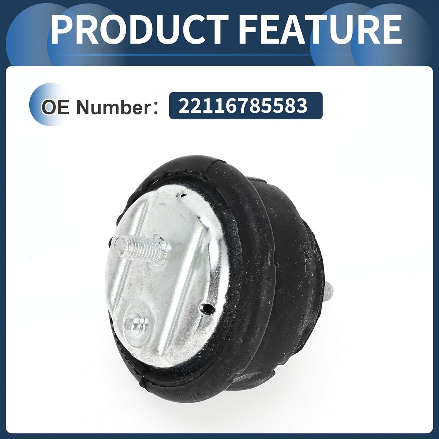 Soporte de Motor INFINAUTO para BMW E46 2004 2.0L Negro