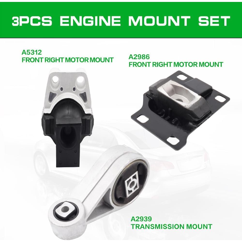 Kit Soporte Motor y Transmisión Loongrie Ford Focus 2005-2007