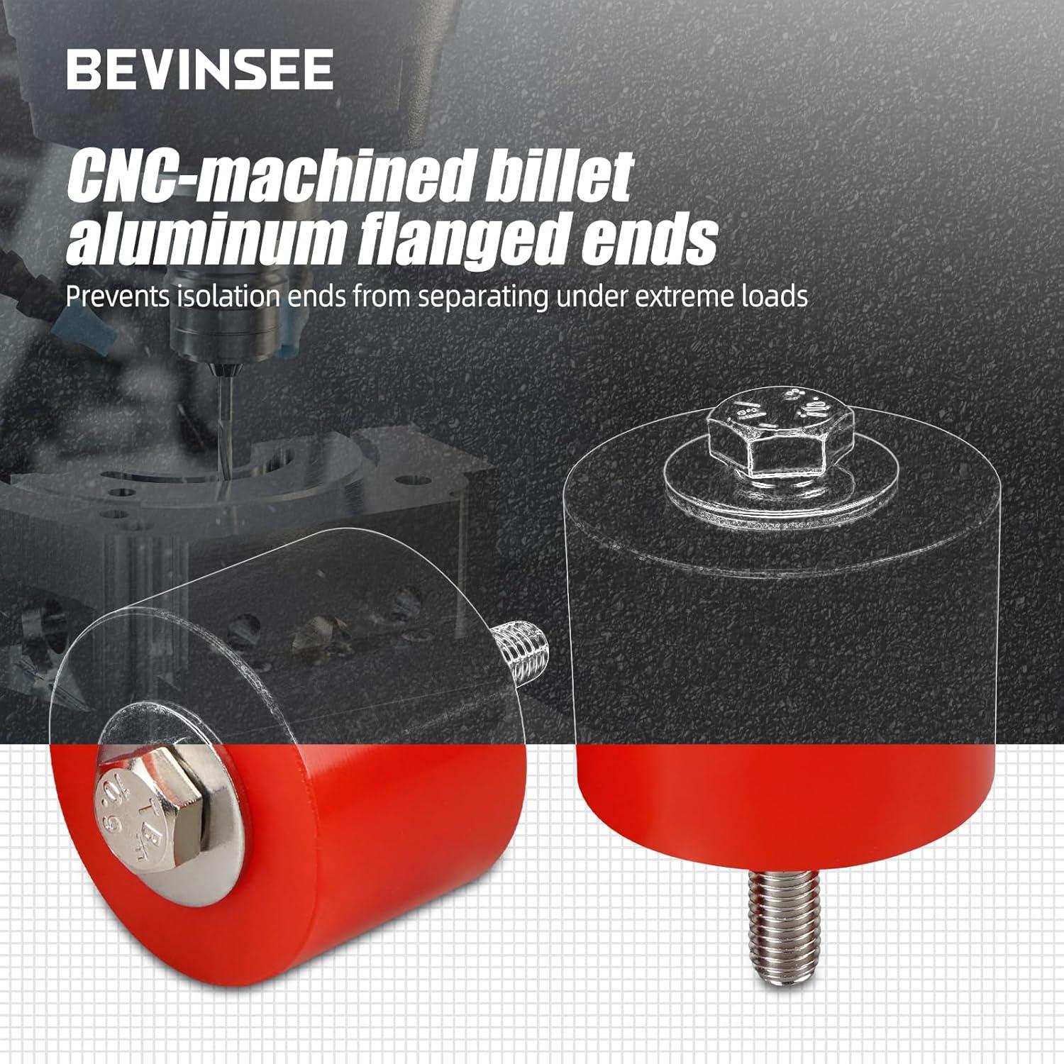 Soportes de Transmisión Bevinsee 80ShA para BMW E30 E36 E46 Z3 Z4