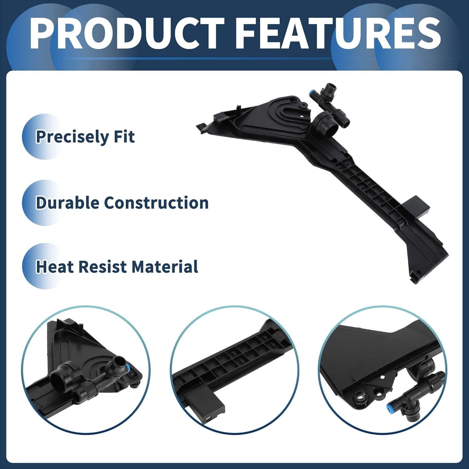 Placa de Montaje Tanque Refrigerante INFINAUTO BMW E46 1 Pc