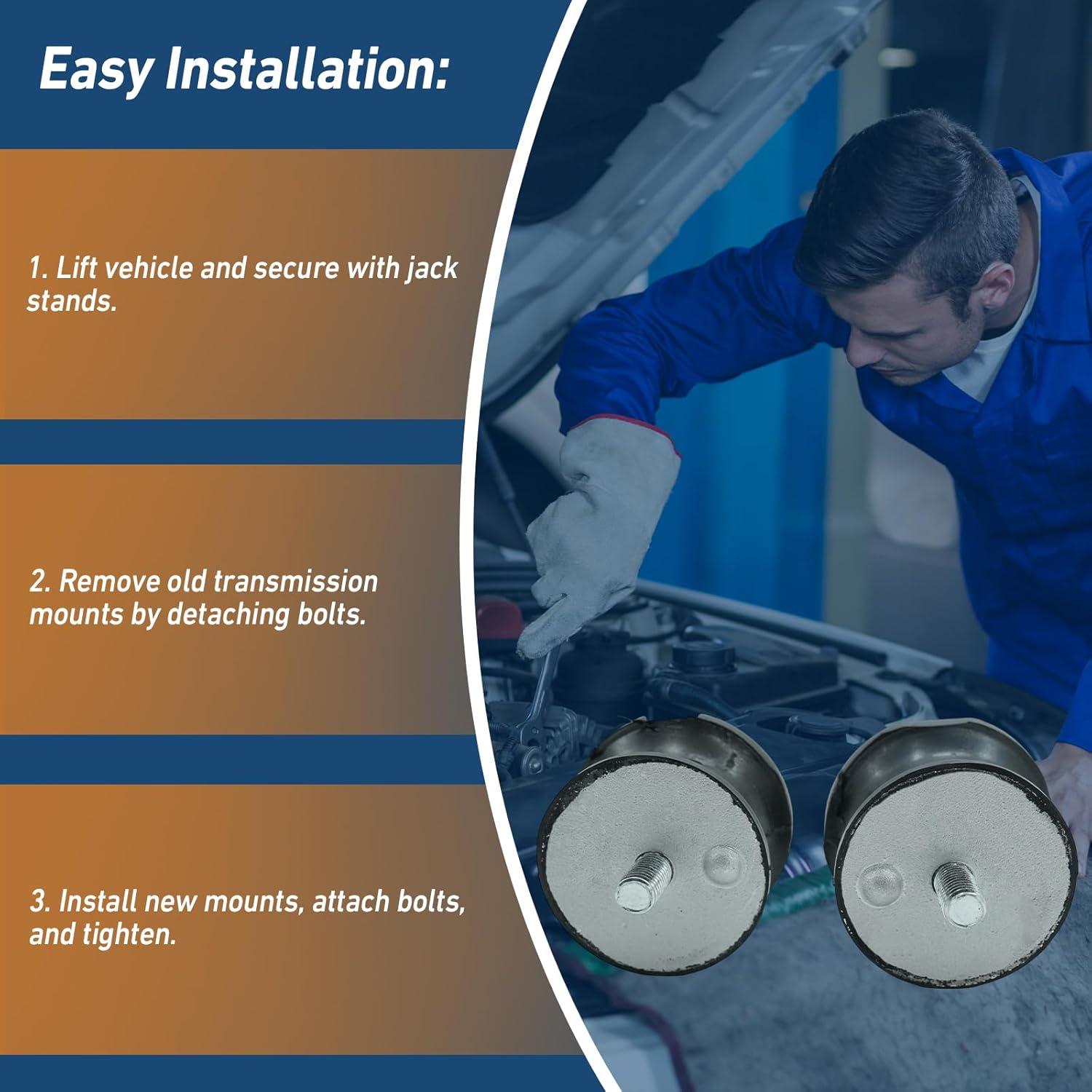 Kit Soporte de Transmisión BMW 320i 325i 328i 330i 335i 2Pcs