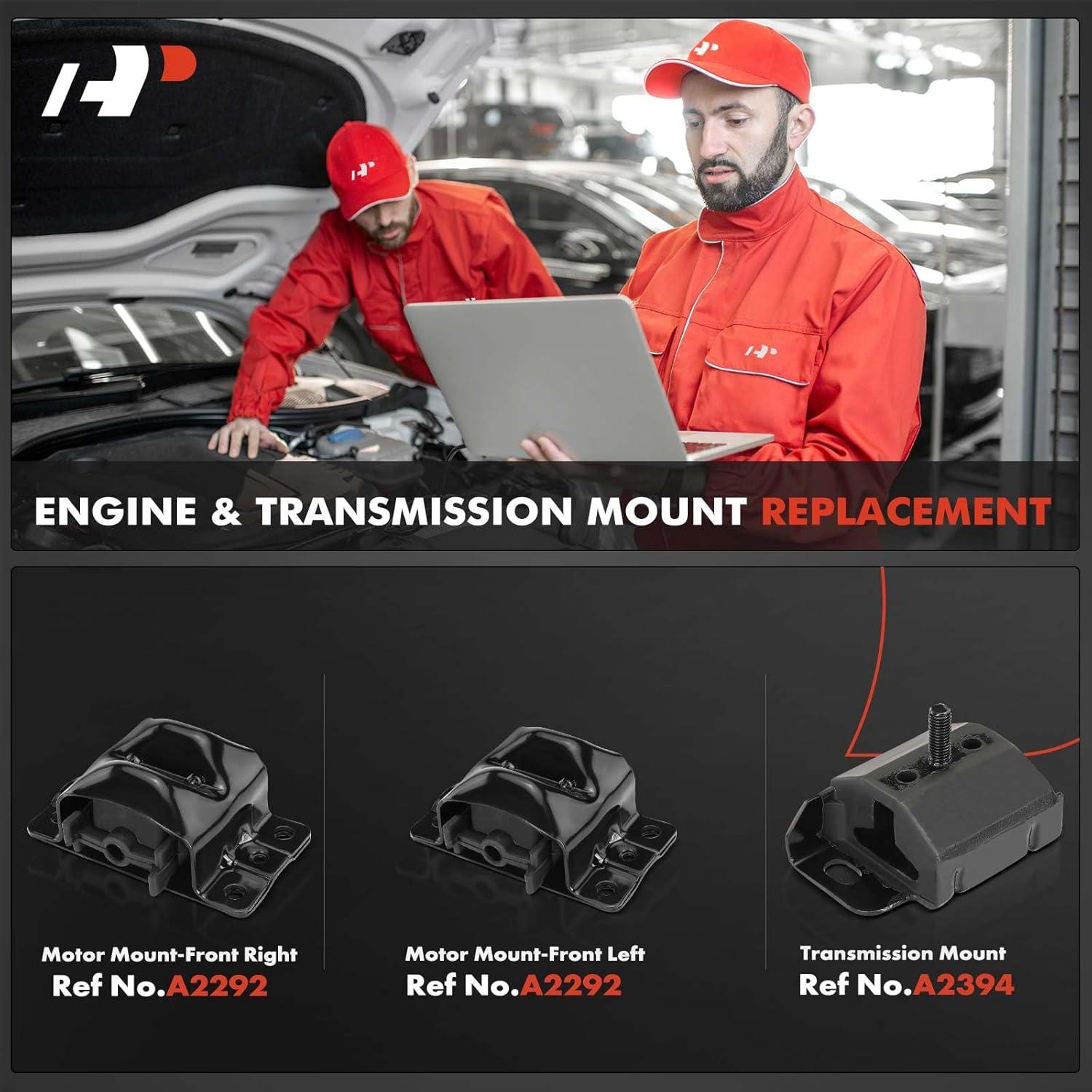 Juego de 3 Montajes de Motor y Transmisión A-Premium para Camaro y Firebird