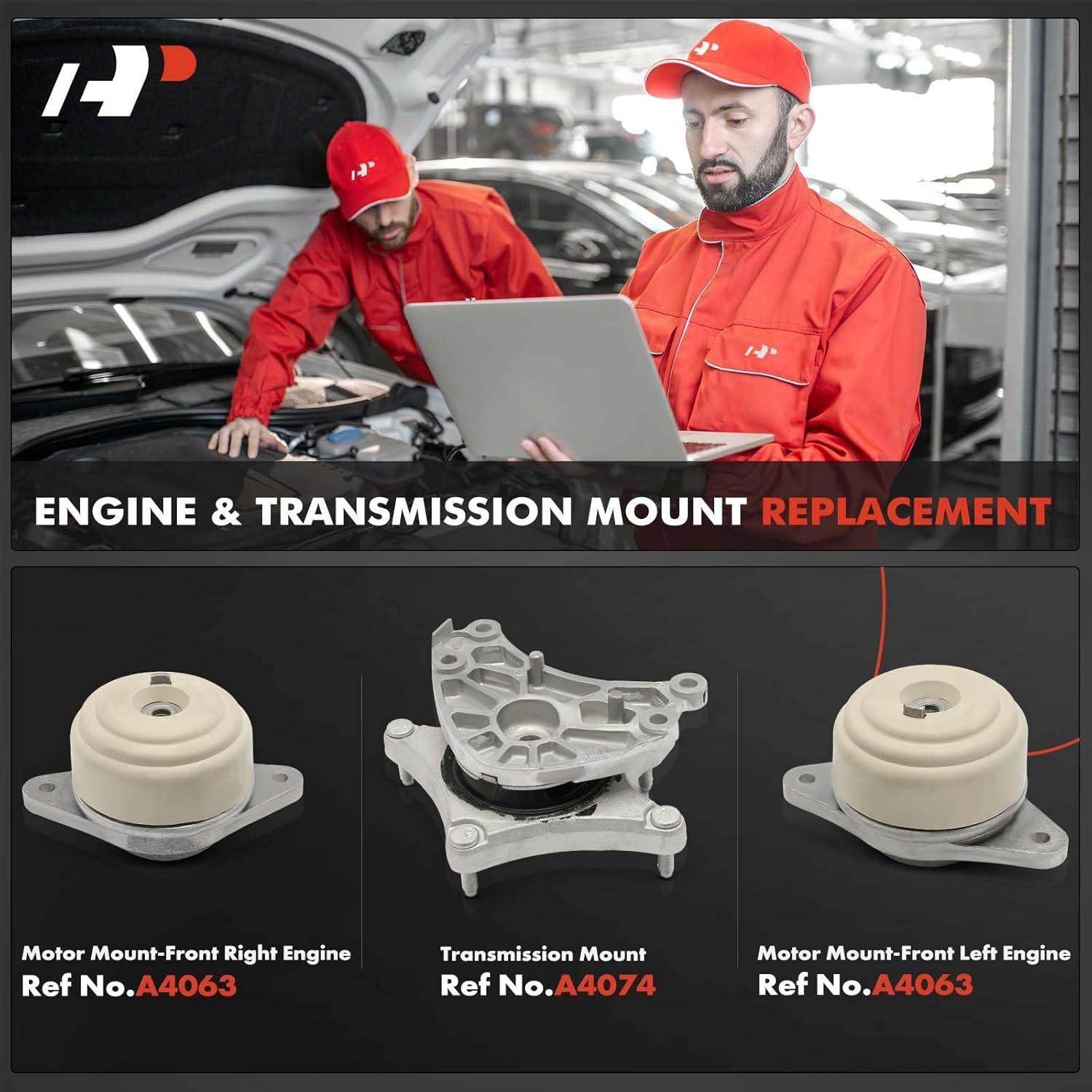 Juego de Montajes de Motor A-Premium 3 Piezas para Mercedes-Benz