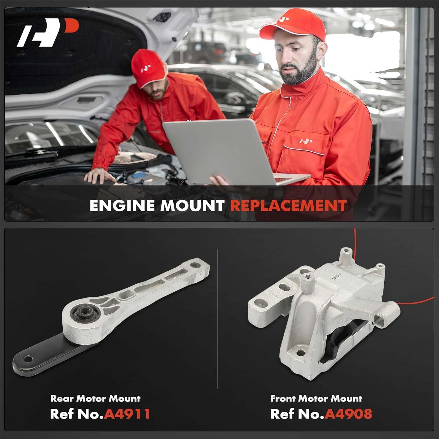 Kit de Montaje de Motor A-Premium 2 Piezas para Audi Q3 y VW Tiguan