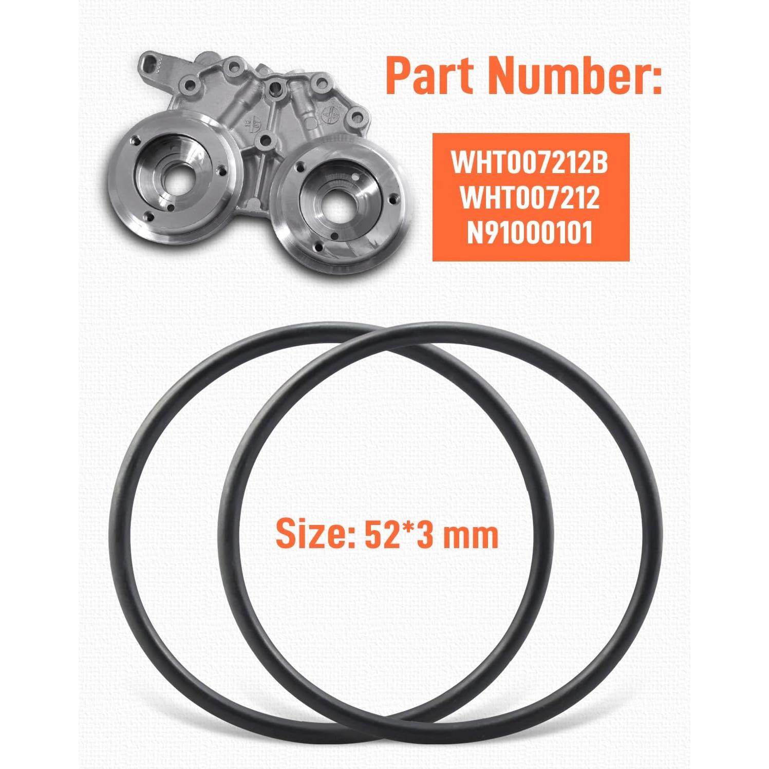 4 Piezas O-Ring Sello 52x3mm Quaneguzy para VW Audi Skoda