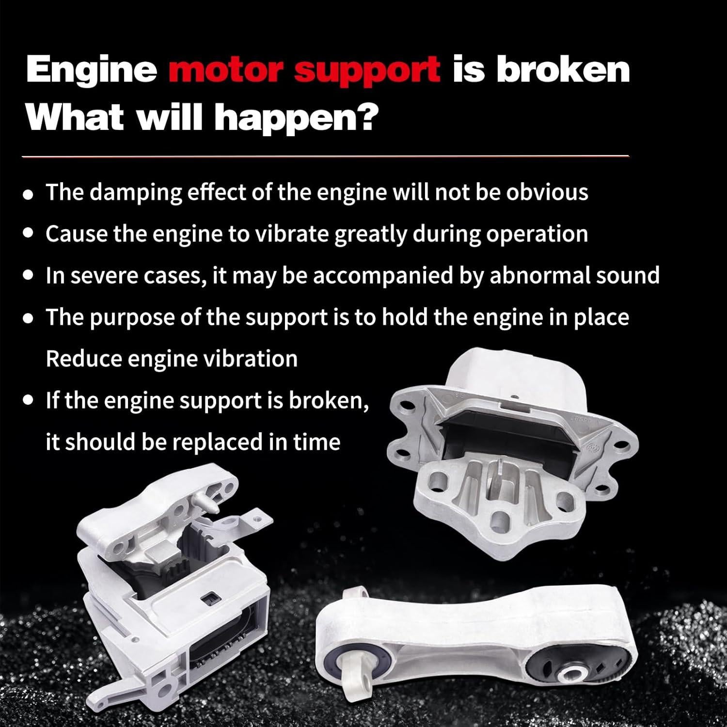 Soporte de Motor y Transmisión YBDDZH 3PCS Compatible MINI