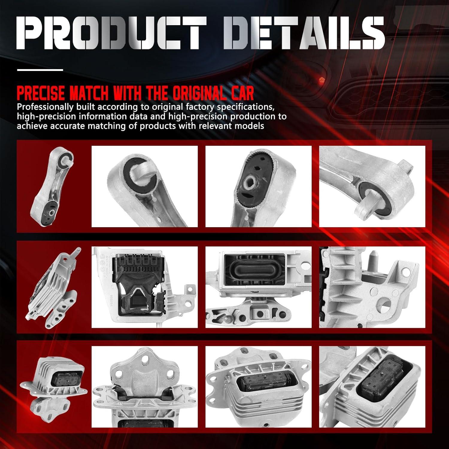 Soporte de Motor BINB ROAD 3Pcs Compatible BMW MINI 2013-2019