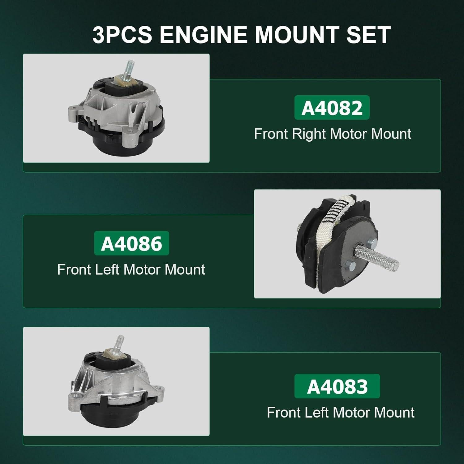 Soporte de Motor SCITOO para BMW X3 2013-2017 y X4 2015-2018