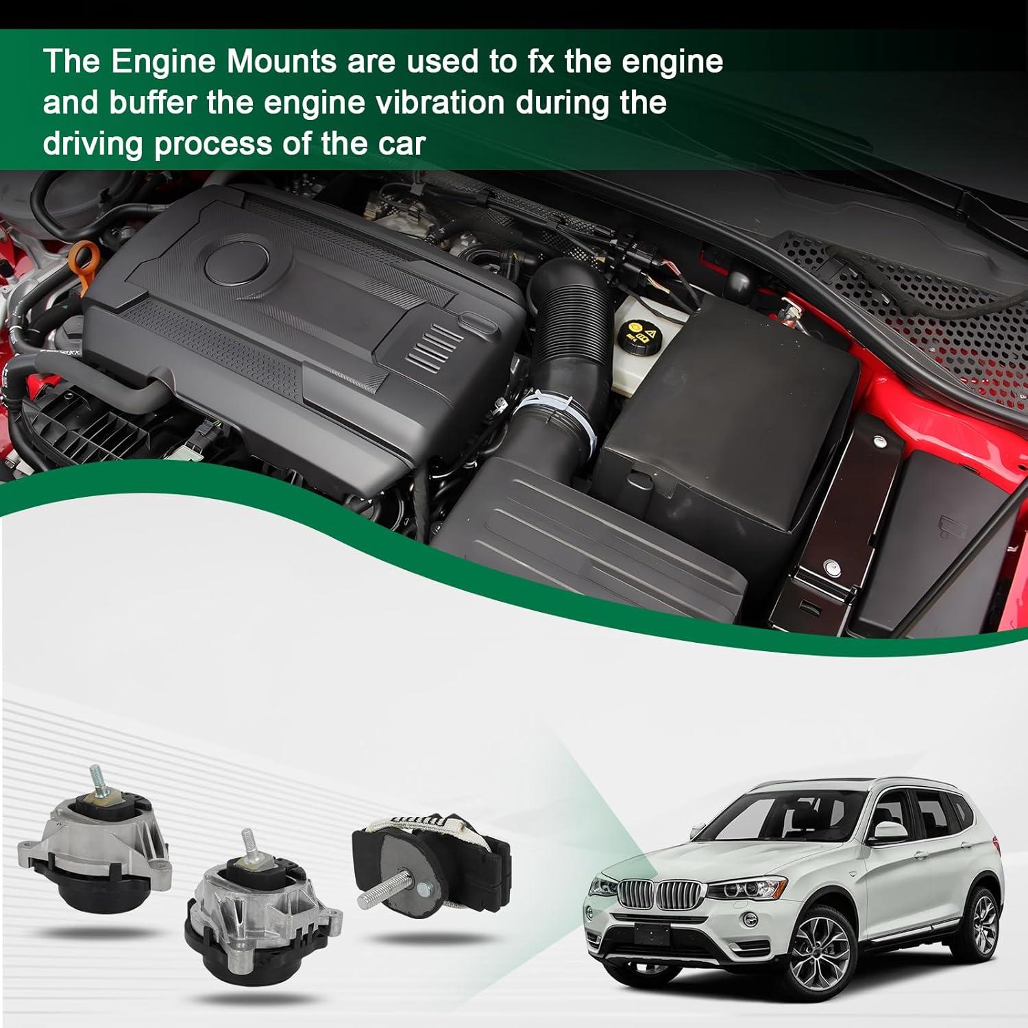 Soporte de Motor SCITOO para BMW X3 2013-2017 y X4 2015-2018