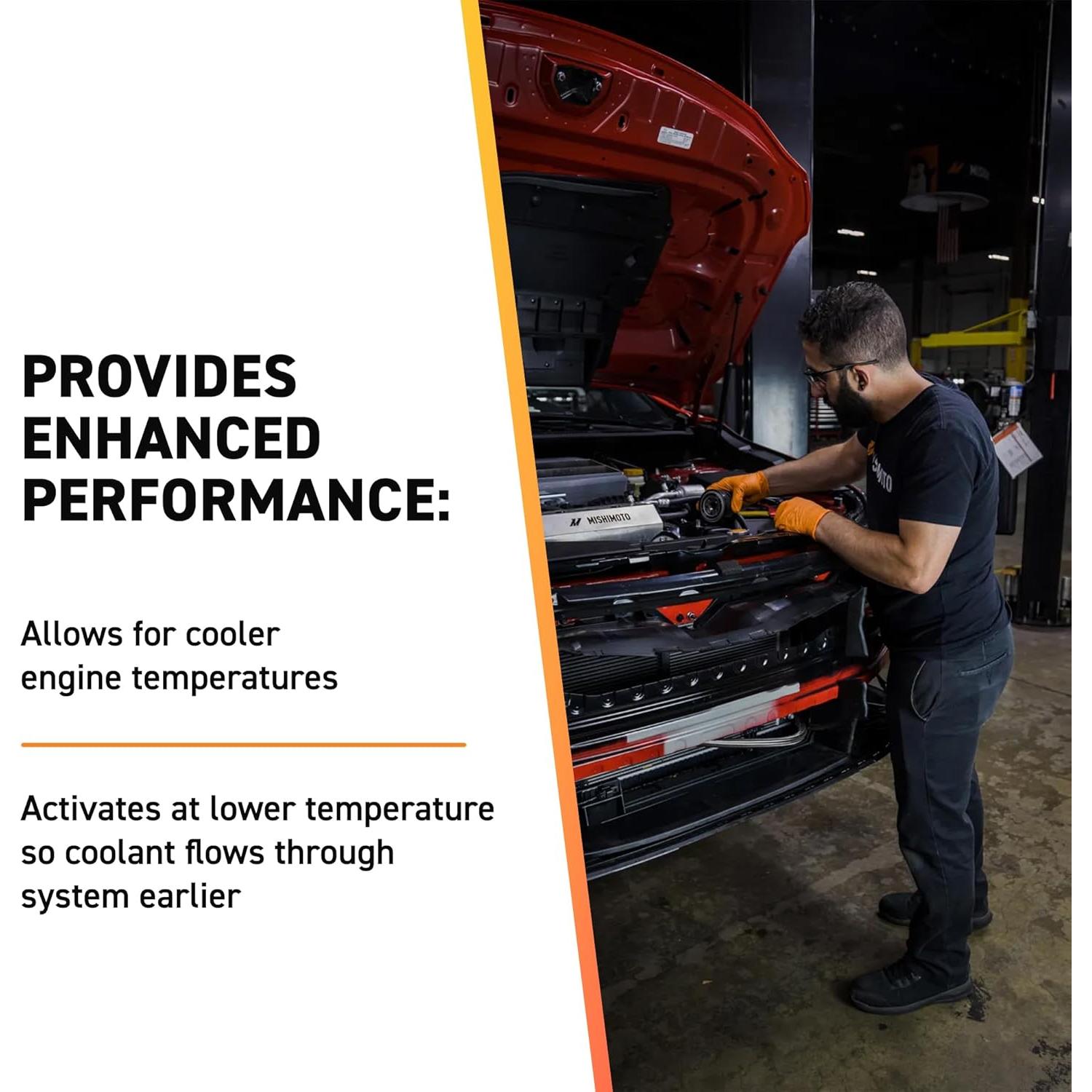 Termostato de Carreras Mishimoto MMTS-JED-06L para Dodge HEMI 2006-2019