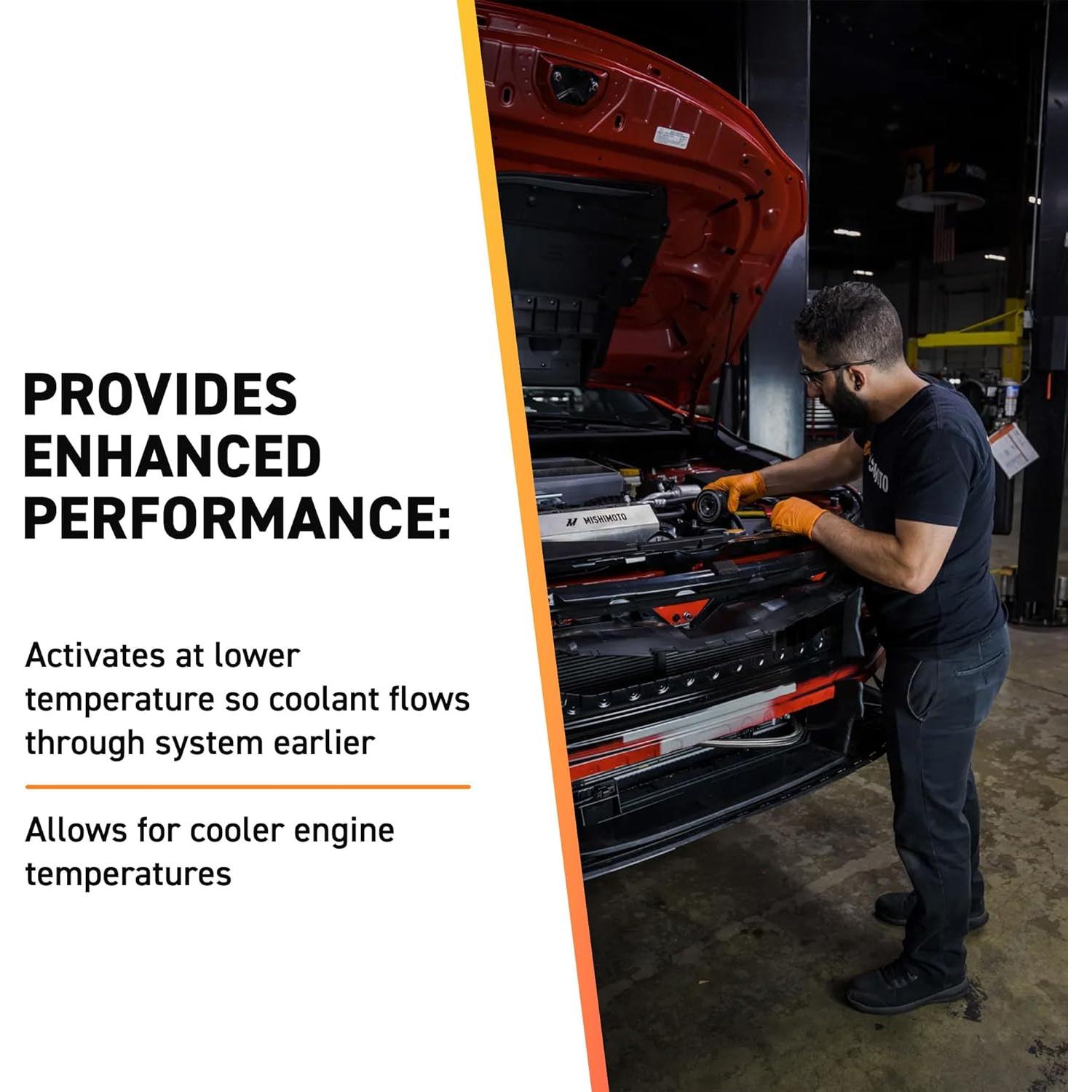 Termostato de Baja Temperatura Mishimoto MMTS-CHV-01DL para Chevrolet GMC Duramax 6.6L 2001-2016