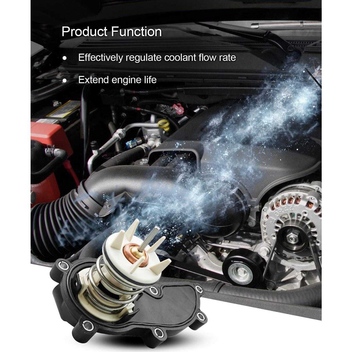 Termostato de Refrigerante Motor HUFEWU 902-5218 para Audi/VW