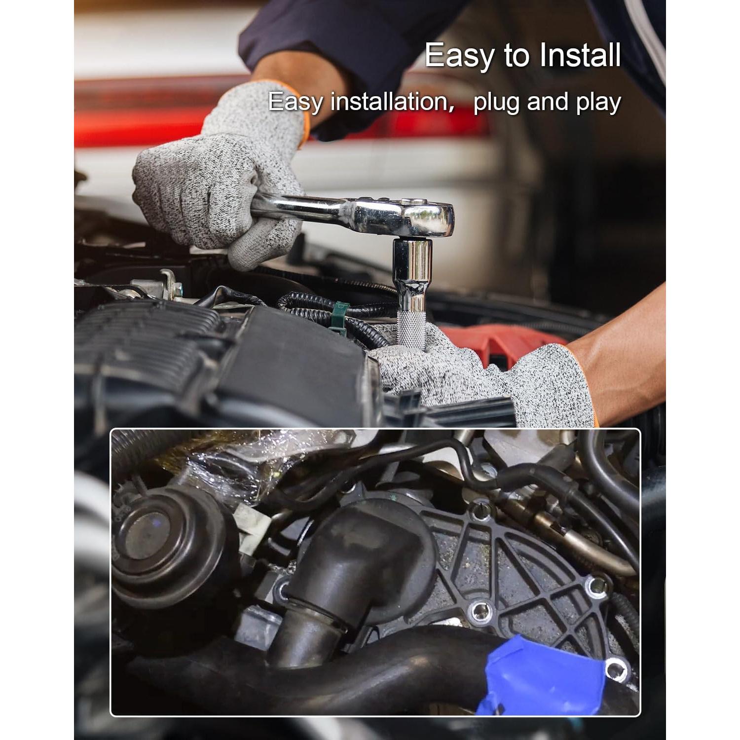 Termostato de Refrigerante Motor HUFEWU 902-5218 para Audi/VW