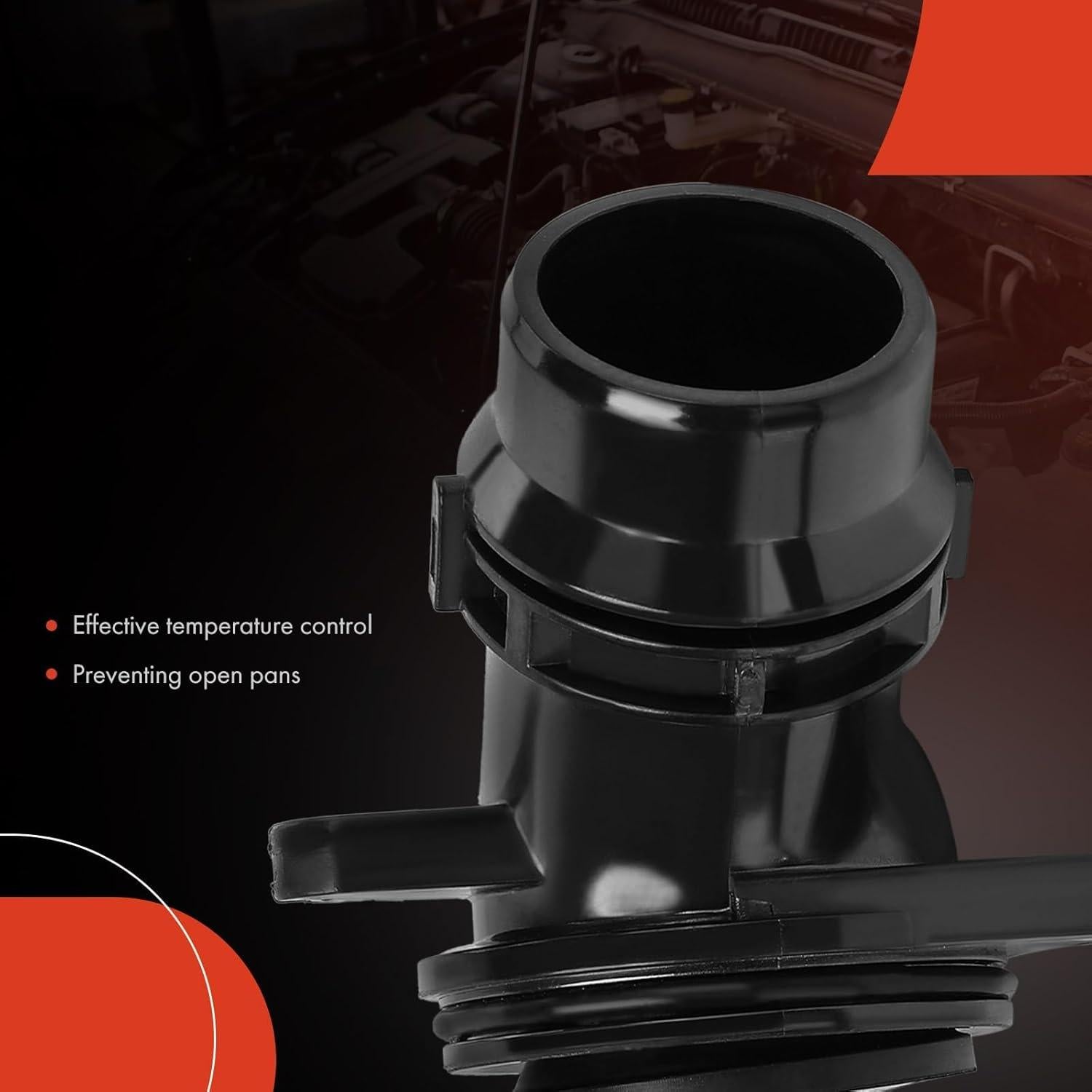 Carcasa de Termostato A-Premium con Sello para Volkswagen y Audi