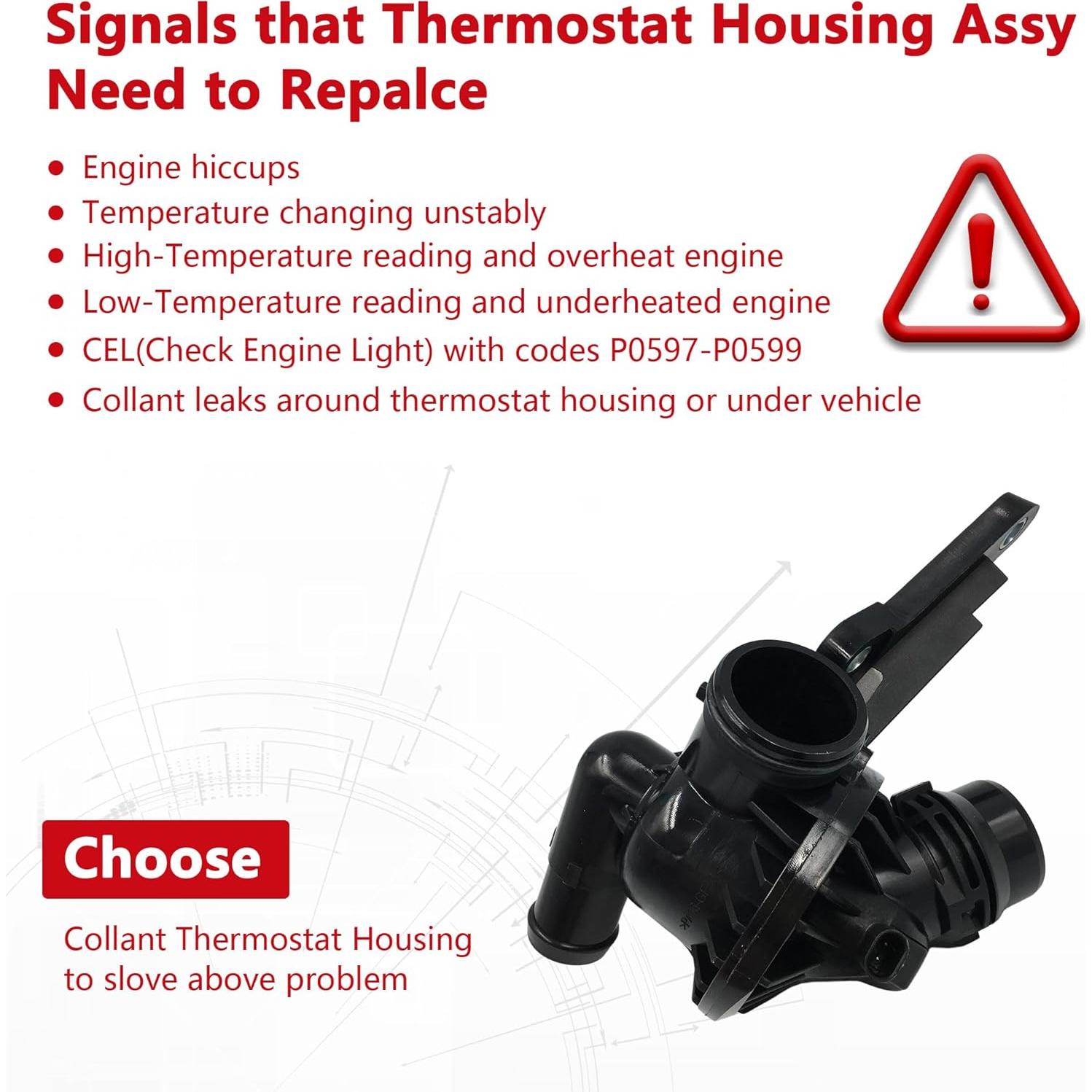 Carcasa Termostato Refrigerante Motor Effoexparts BMW F20 F30