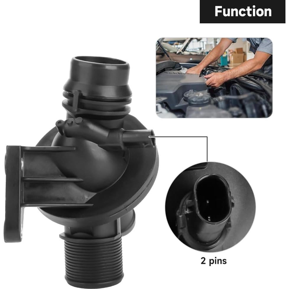 Carcasa del Termostato Refrigerante YOLLKY para BMW 2.0L 2012-2018