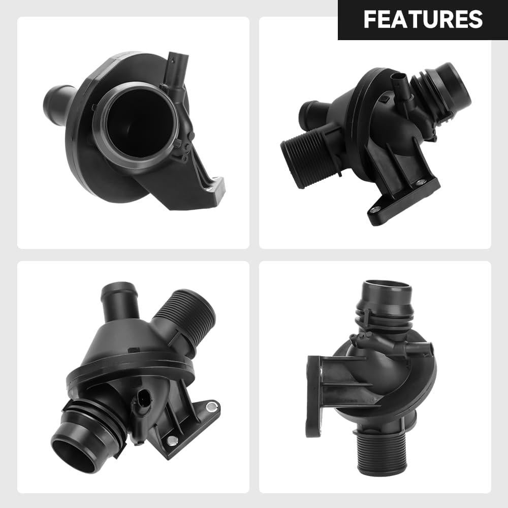 Carcasa del Termostato Refrigerante YOLLKY para BMW 2.0L 2012-2018