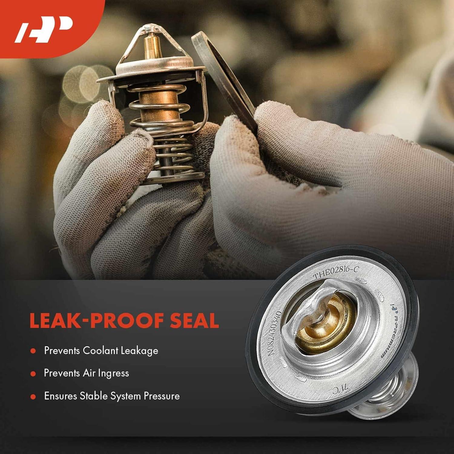 Termostato de Refrigerante A-Premium para Ford y Más