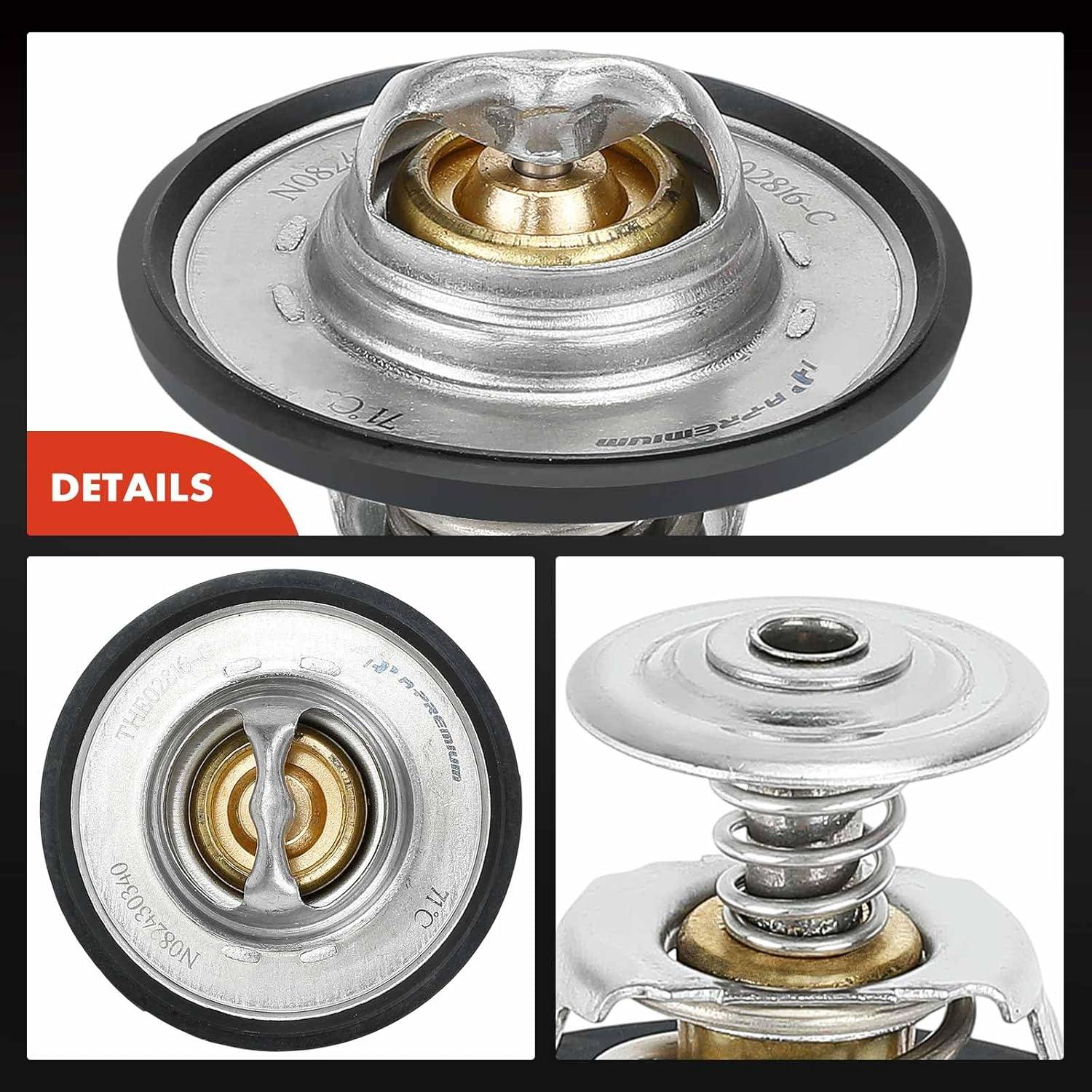 Termostato de Refrigerante A-Premium para Ford y Más