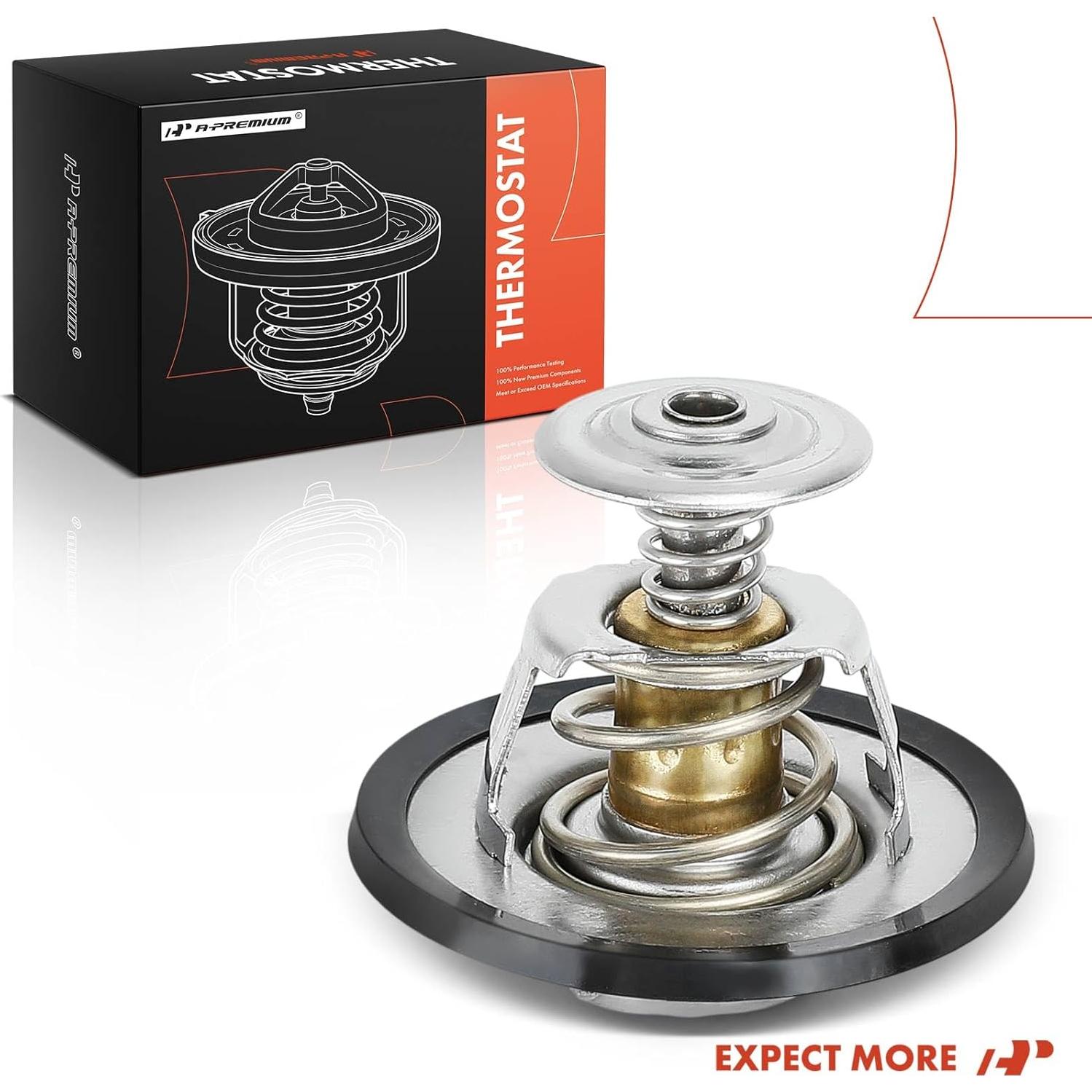 Termostato de Refrigerante A-Premium para Ford y Más