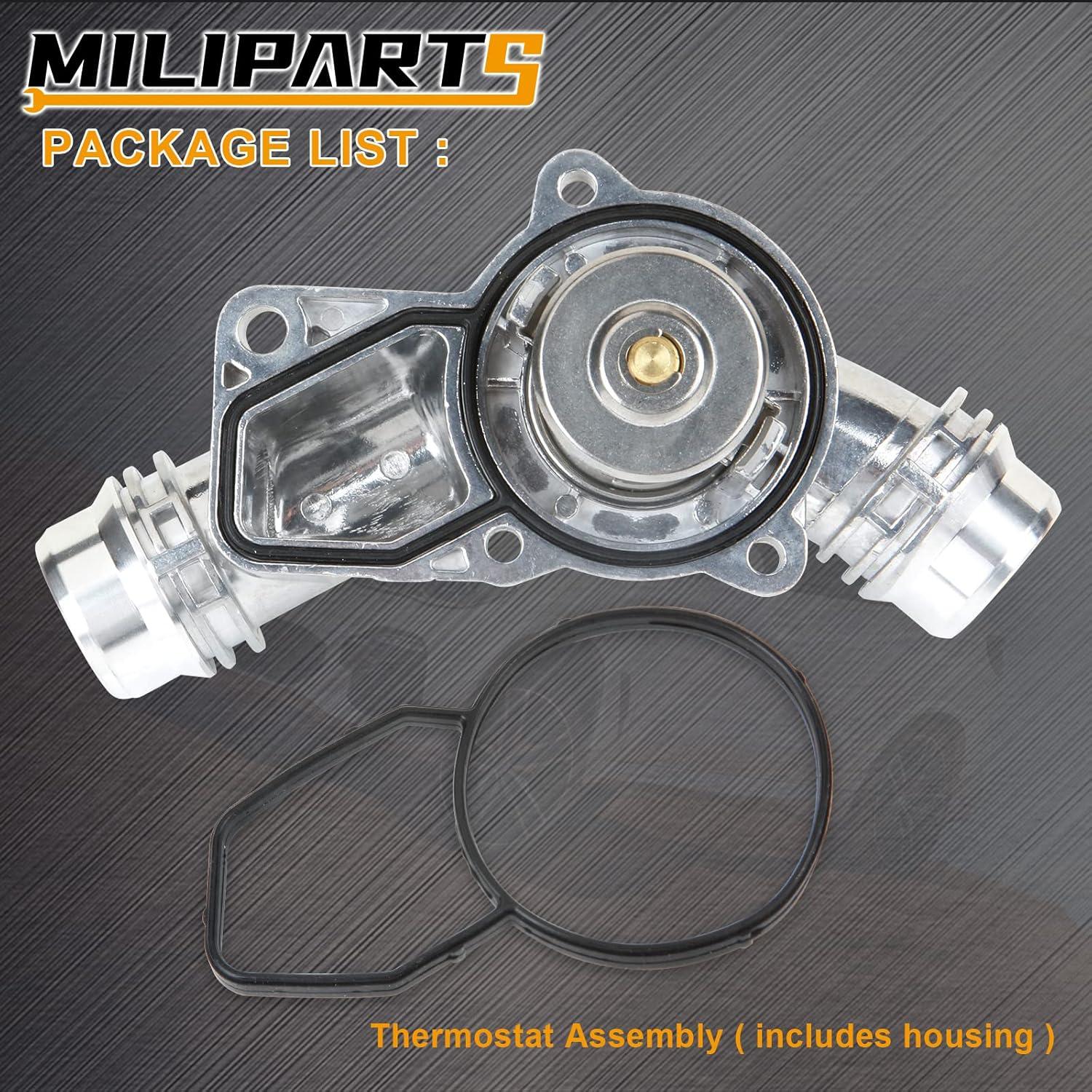 Carcasa de Termostato de Refrigerante Aluminio MILIPARTS para BMW