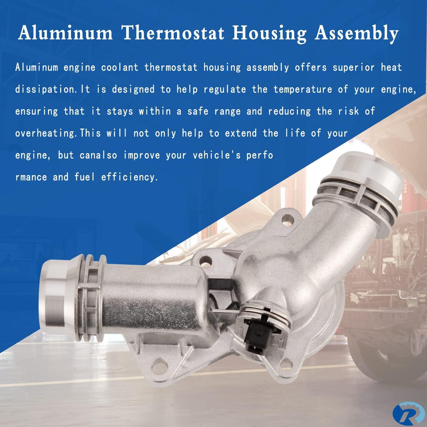 Carcasa de Termostato Aluminio RARAYC para BMW 1999-2006