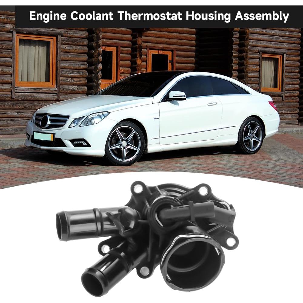 Carcasa del Termostato Refrigerante YOLLKY para Mercedes-Benz SLK250/C250 2012-2015