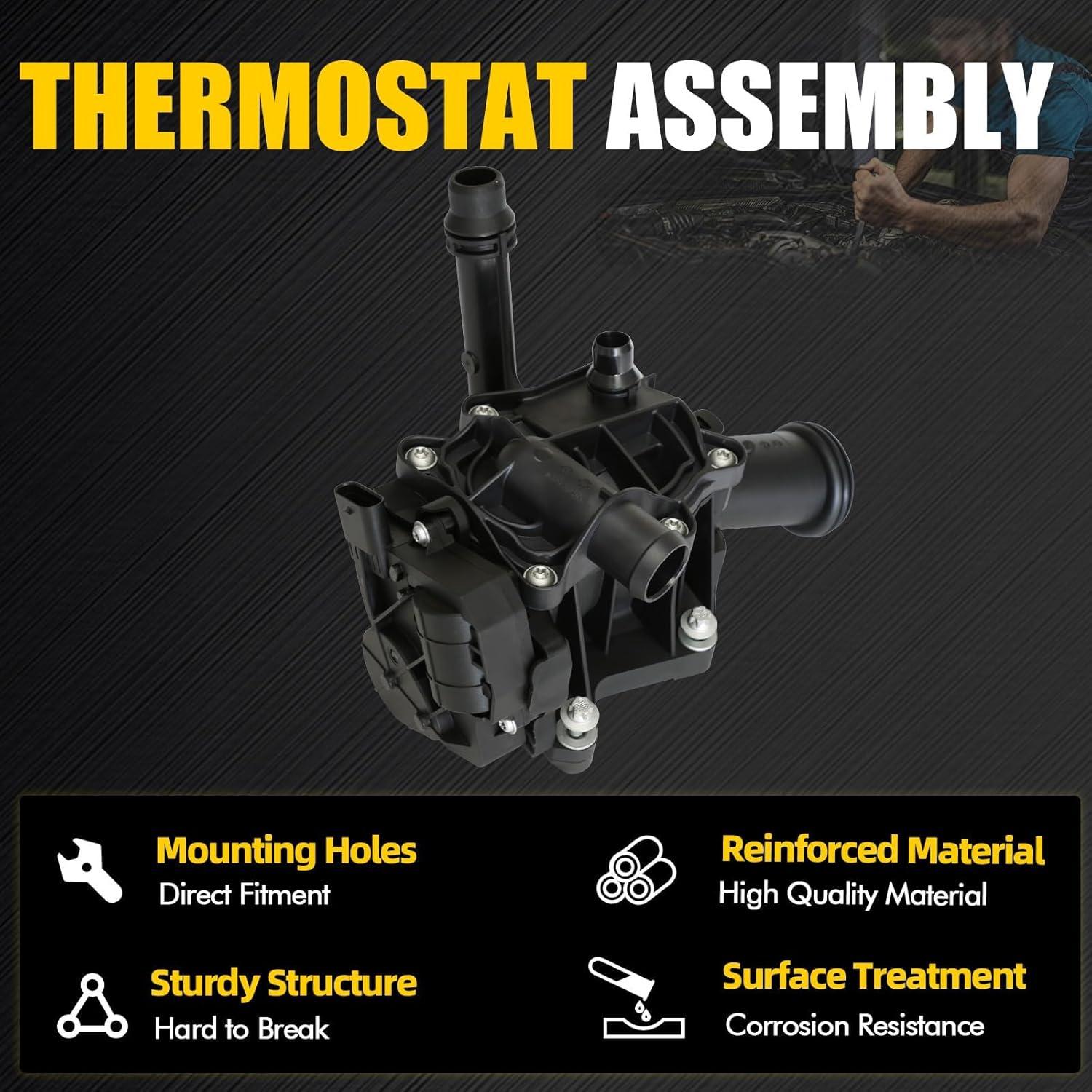 Termostato de Refrigerante MILIPARTS 11537642854 para BMW 2016-2021