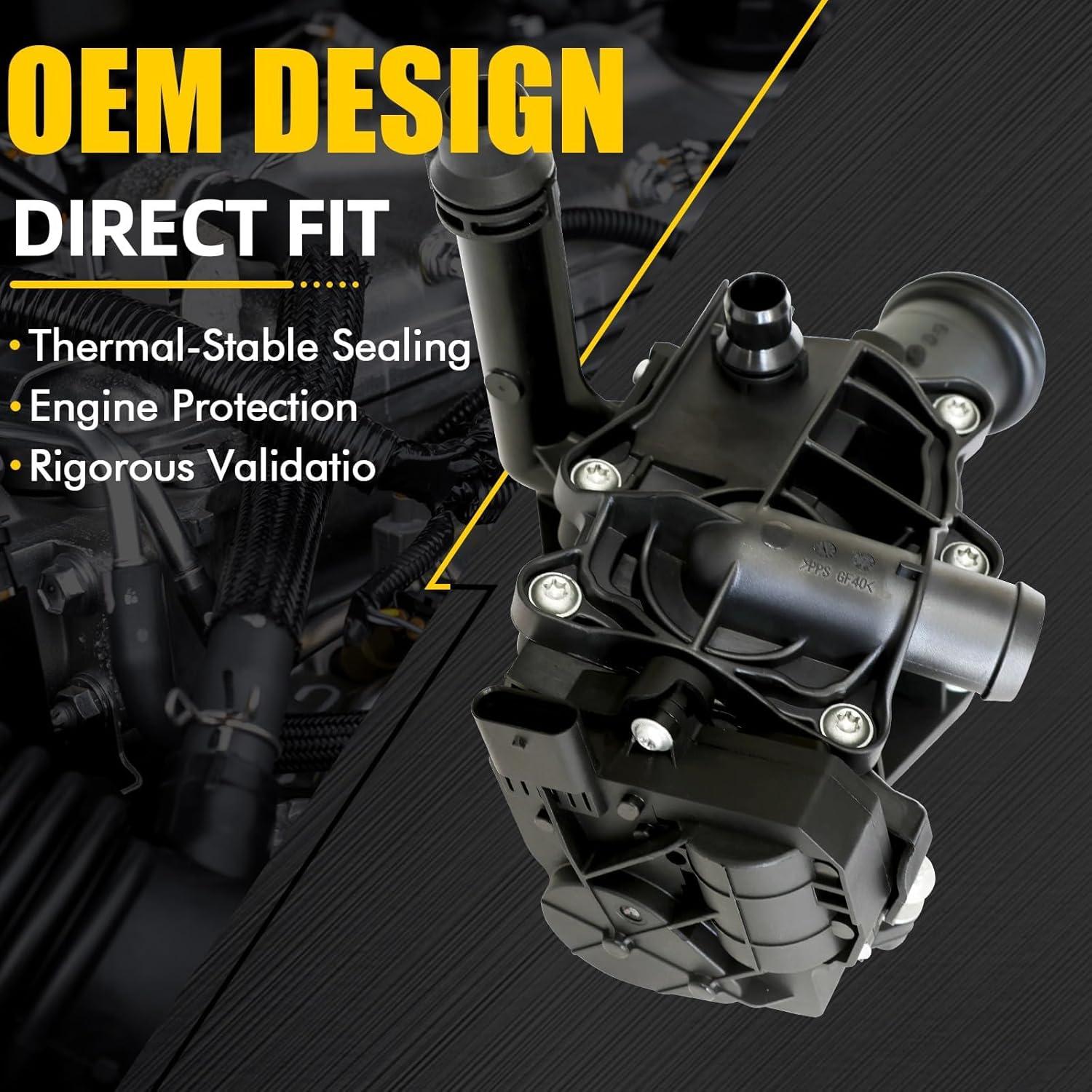 Termostato de Refrigerante MILIPARTS 11537642854 para BMW 2016-2021