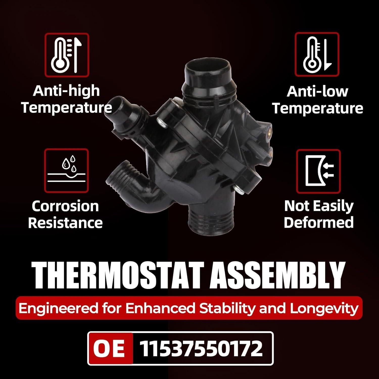 Conjunto Termostato Refrigerante MITZONE para BMW E70 E71 3.0L