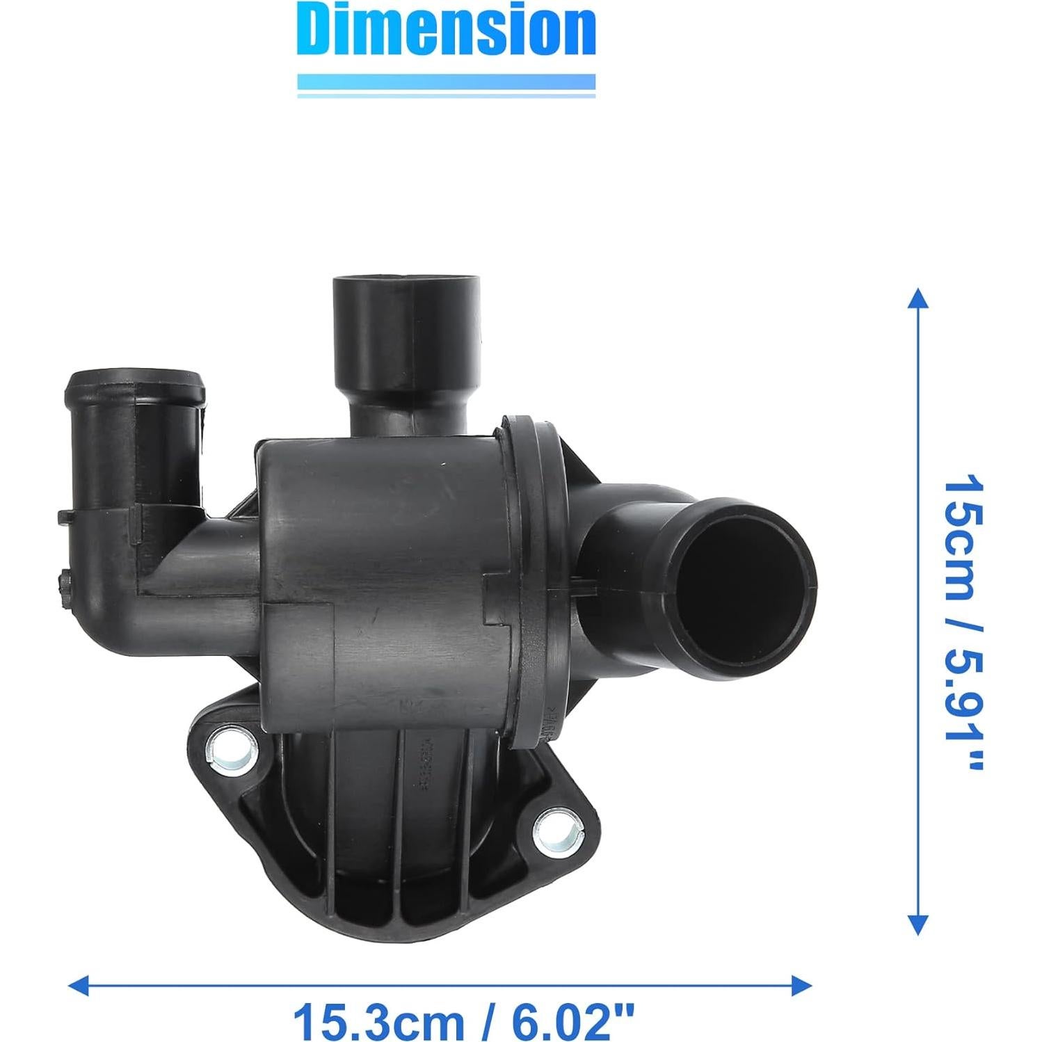 Carcasa de Termostato X AUTOHAUX para VW AMAROK 2.0 BiTDI