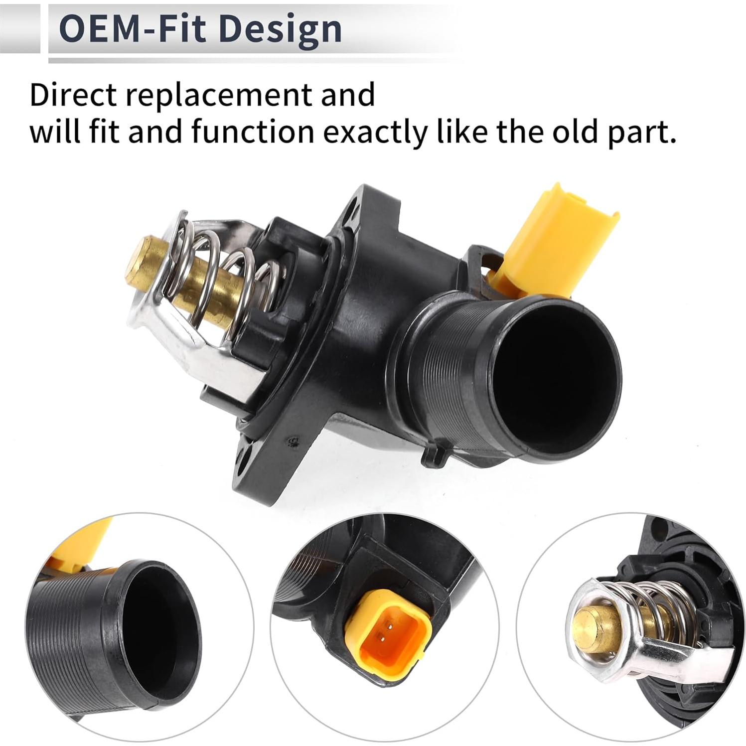 Conjunto de Carcasa de Termostato RATCHROLL para Peugeot 1007 2005-2017