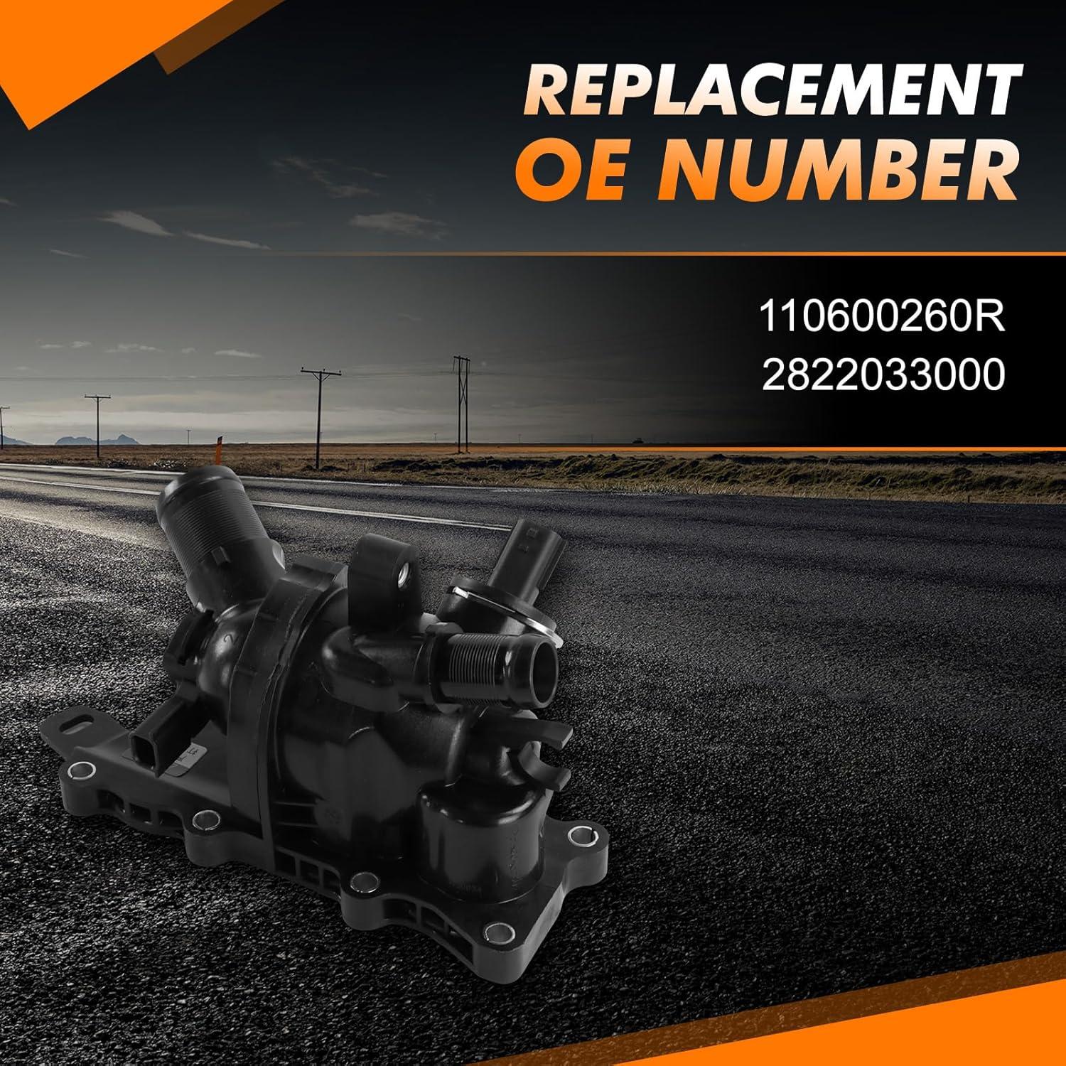 Carcasa de Termostato COPACHI para Renault Captur, Clio, Megane