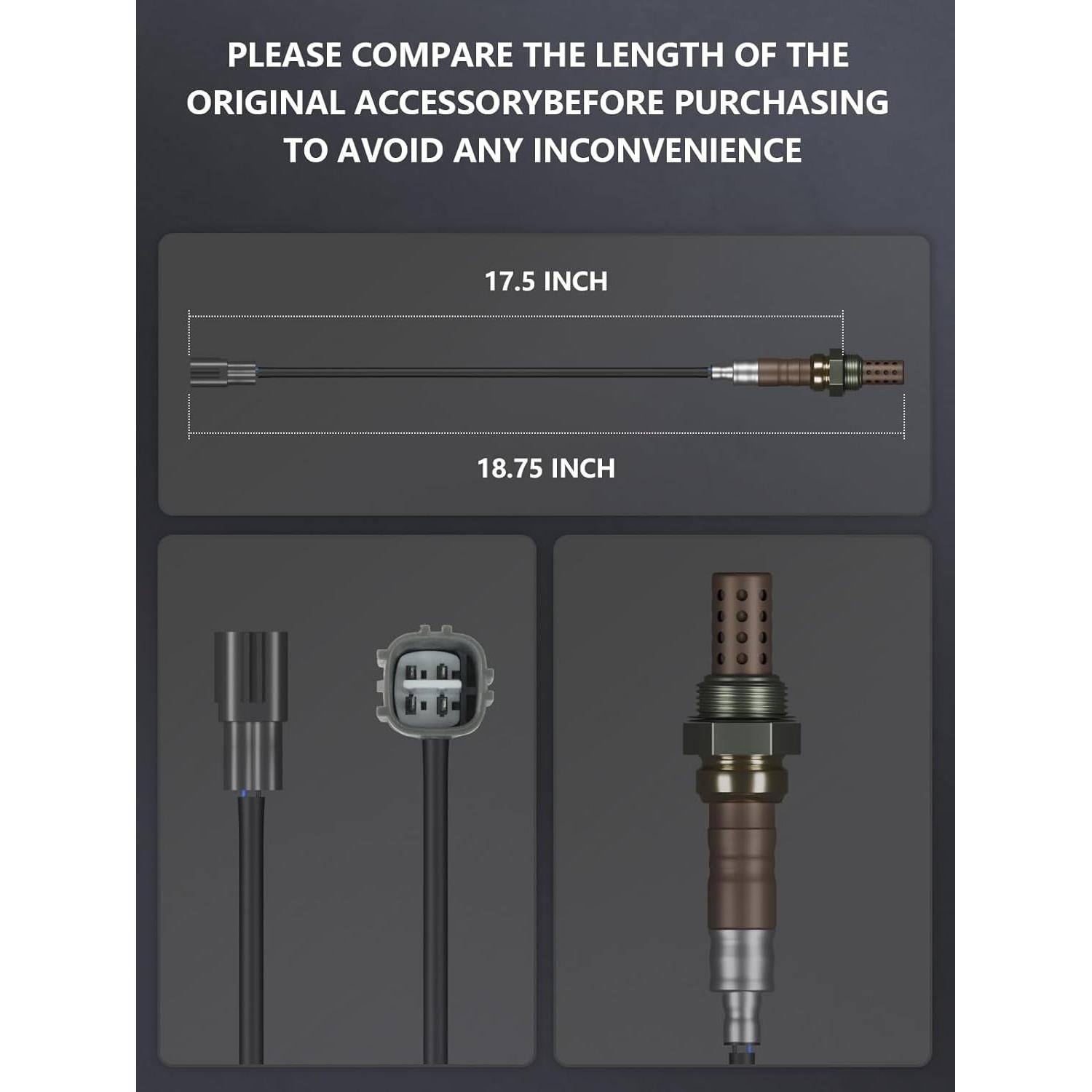 Sensor de Oxígeno O2 Marsflex 234-4622 Downstream 41.91cm