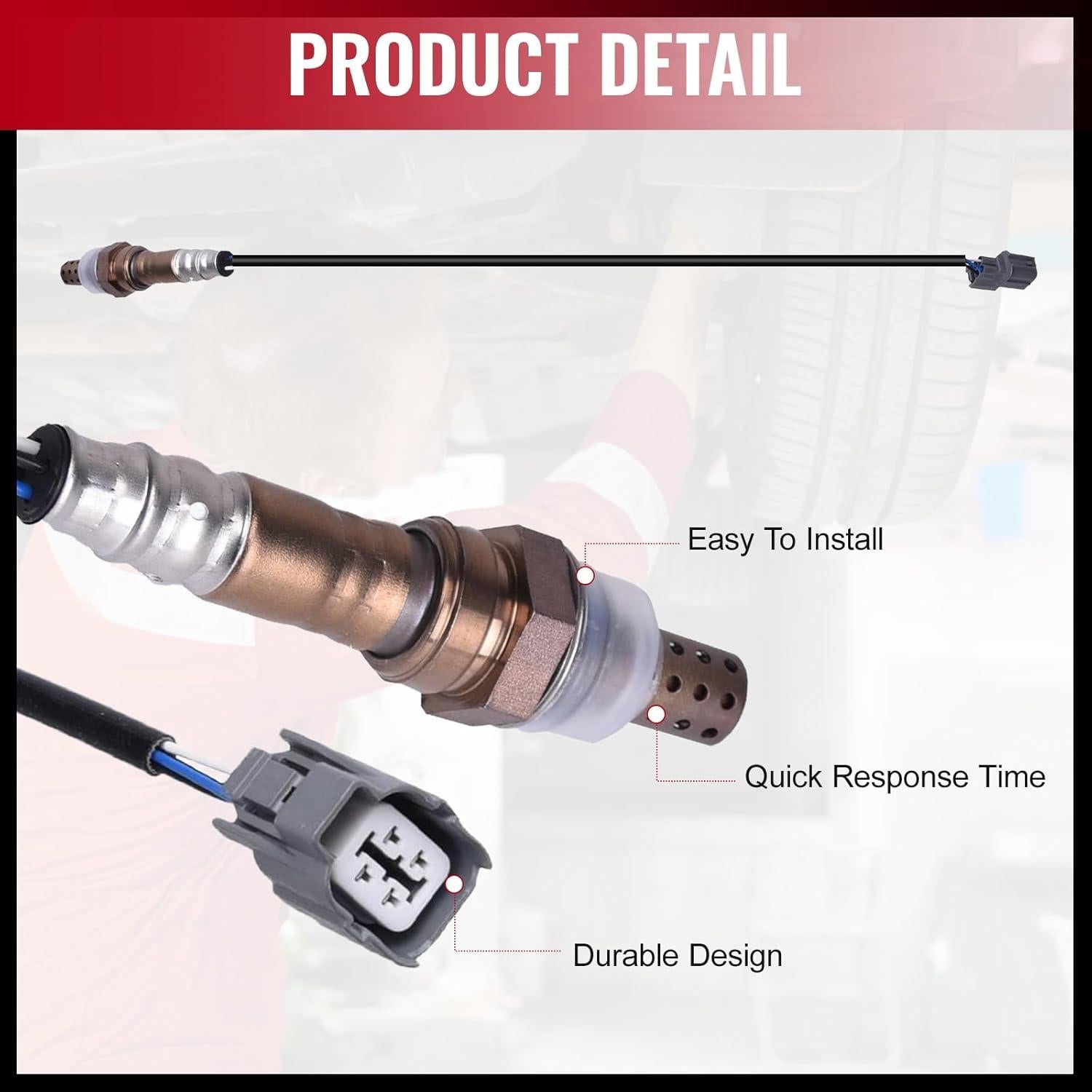 Sensor de Oxígeno Bapmic 234-4123 para Honda y Acura